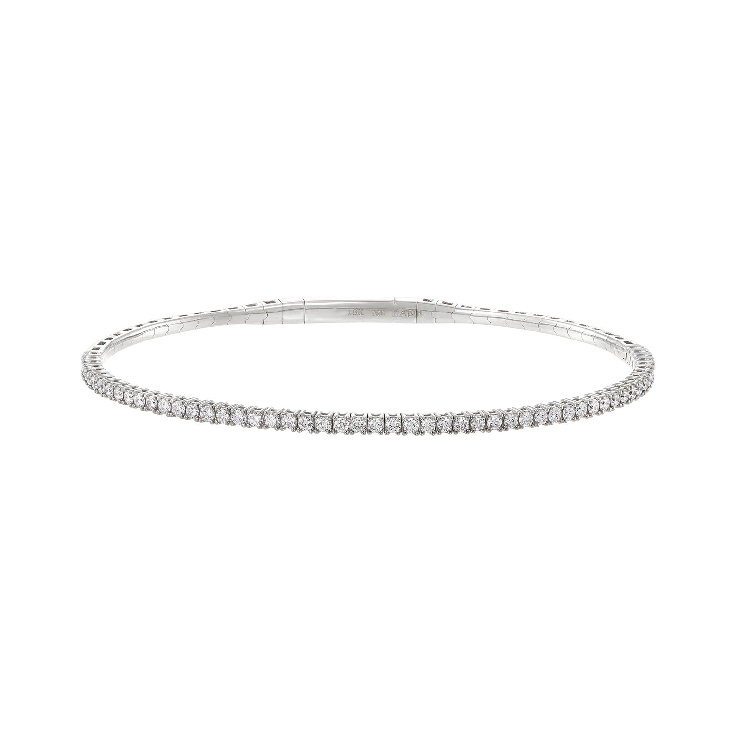 Diamond Bangle in 750/18K Gold 681901