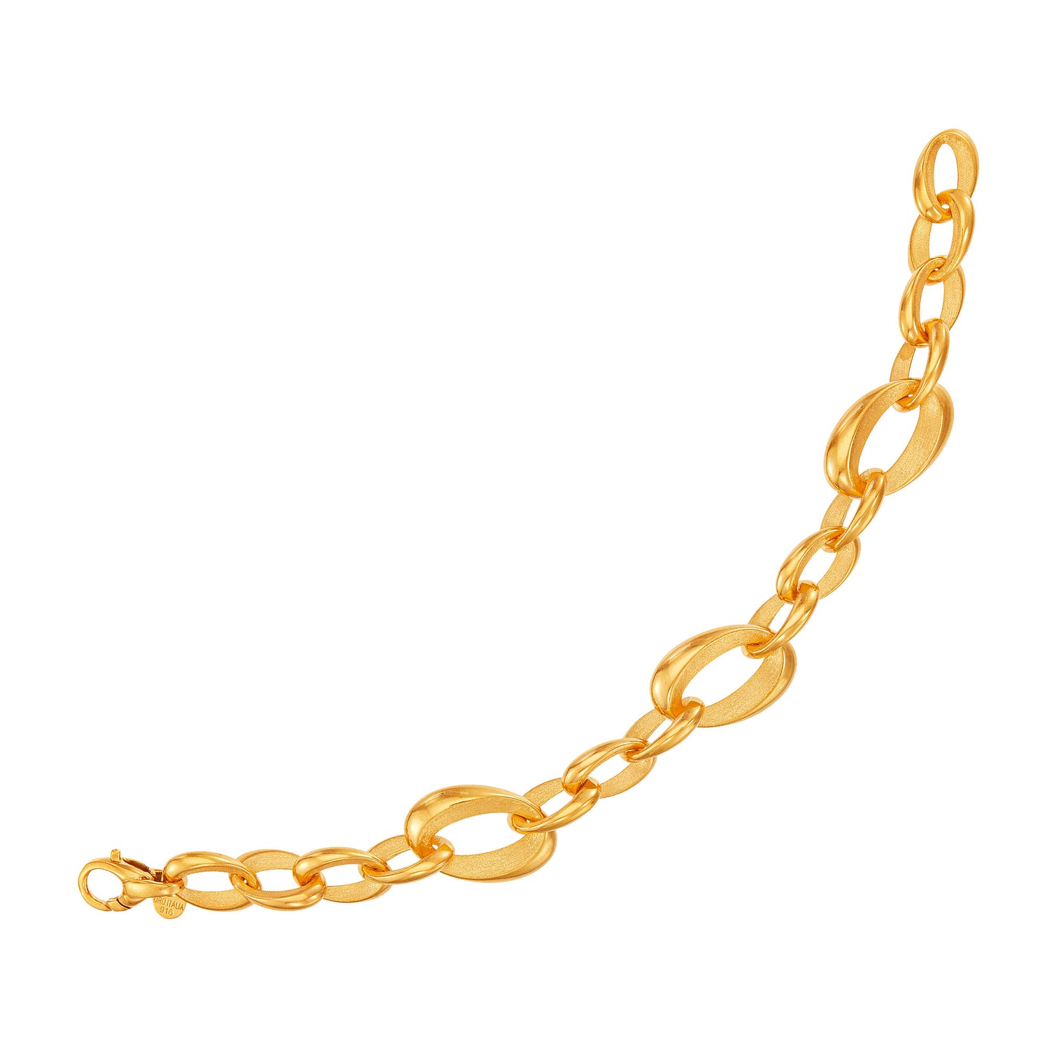 EMMA | Oro Italia 916 Yellow and White Gold Bracelet GW52701124 (22K Gold)