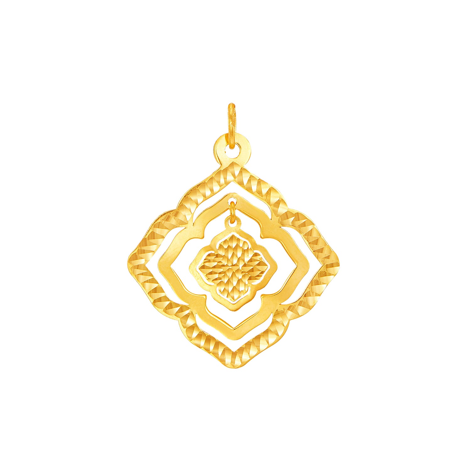 AL-ZAHRA | 916/22K Yellow Gold Pendant HLZP0011224