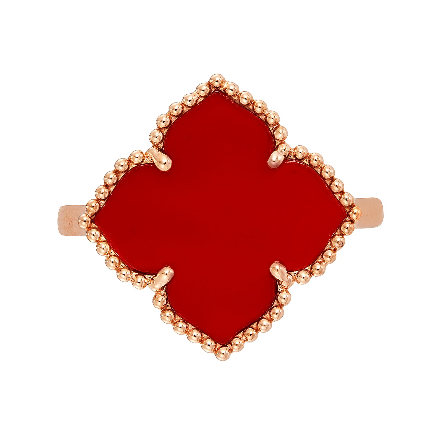 AL-ZAHRA | Carnelian Ring in 750/18K Rose Gold 270901124(RG)-CARN