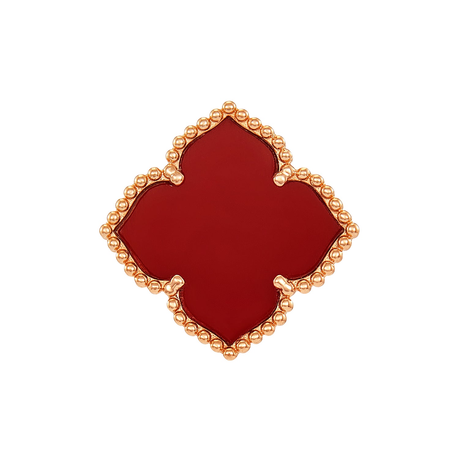 AL-ZAHRA | Carnelian Brooch in 750/18K Rose Gold 353561124(RG)-CARN