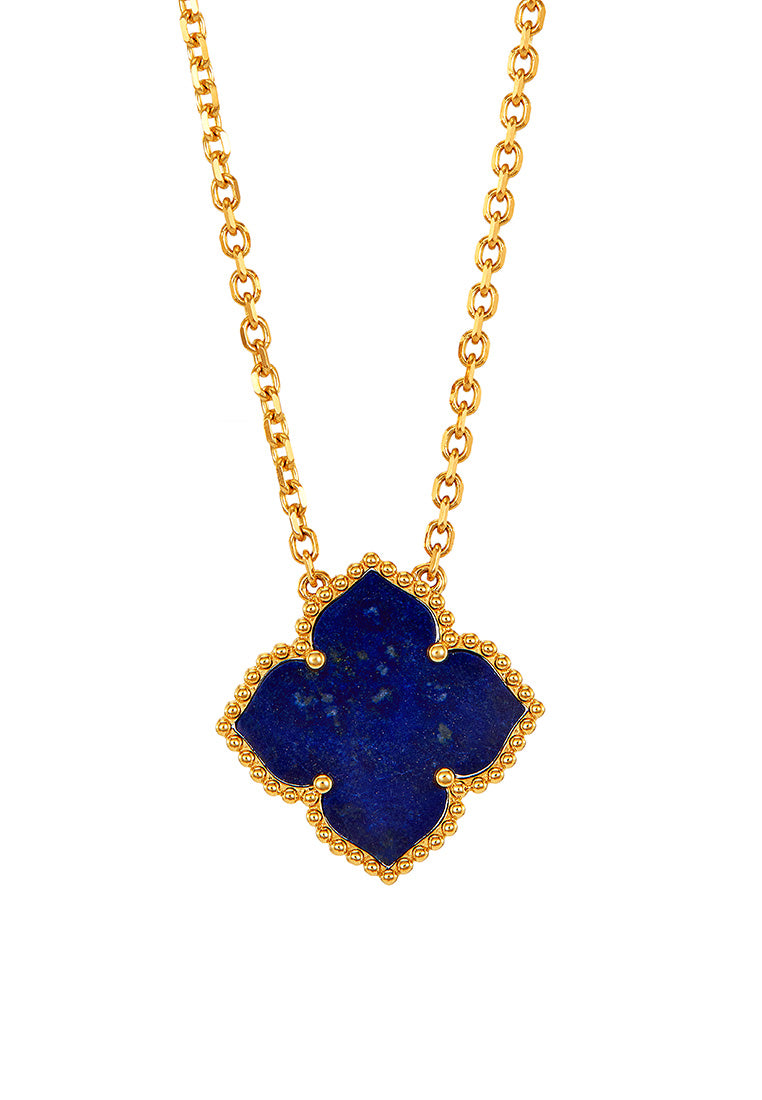 AL-ZAHRA | Fancy Lapis Lazuli Necklace in 750/18K Yellow Gold 561041124(YG)-LZ