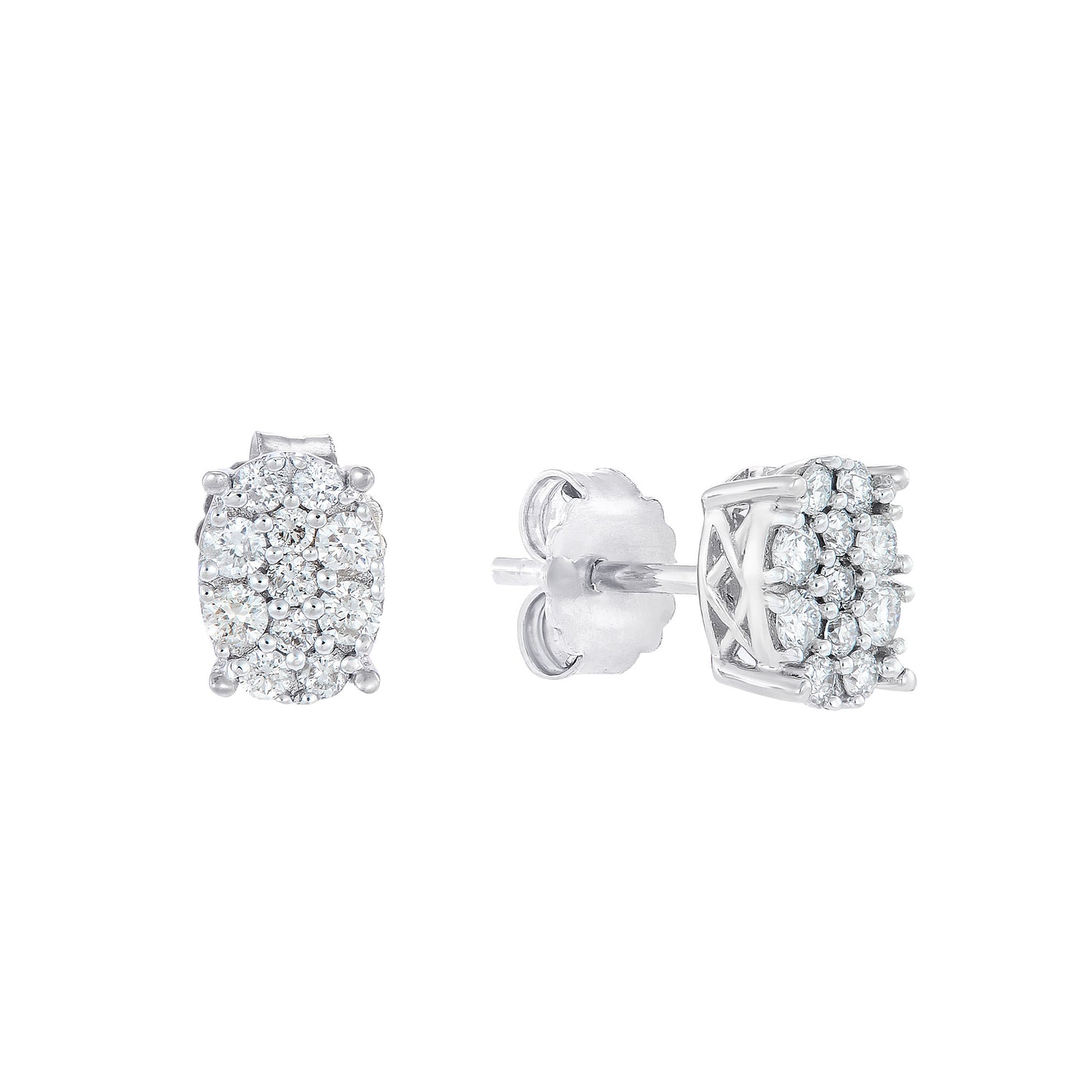 Diamond Earrings in 375/9K  White Gold 457020622(WG)