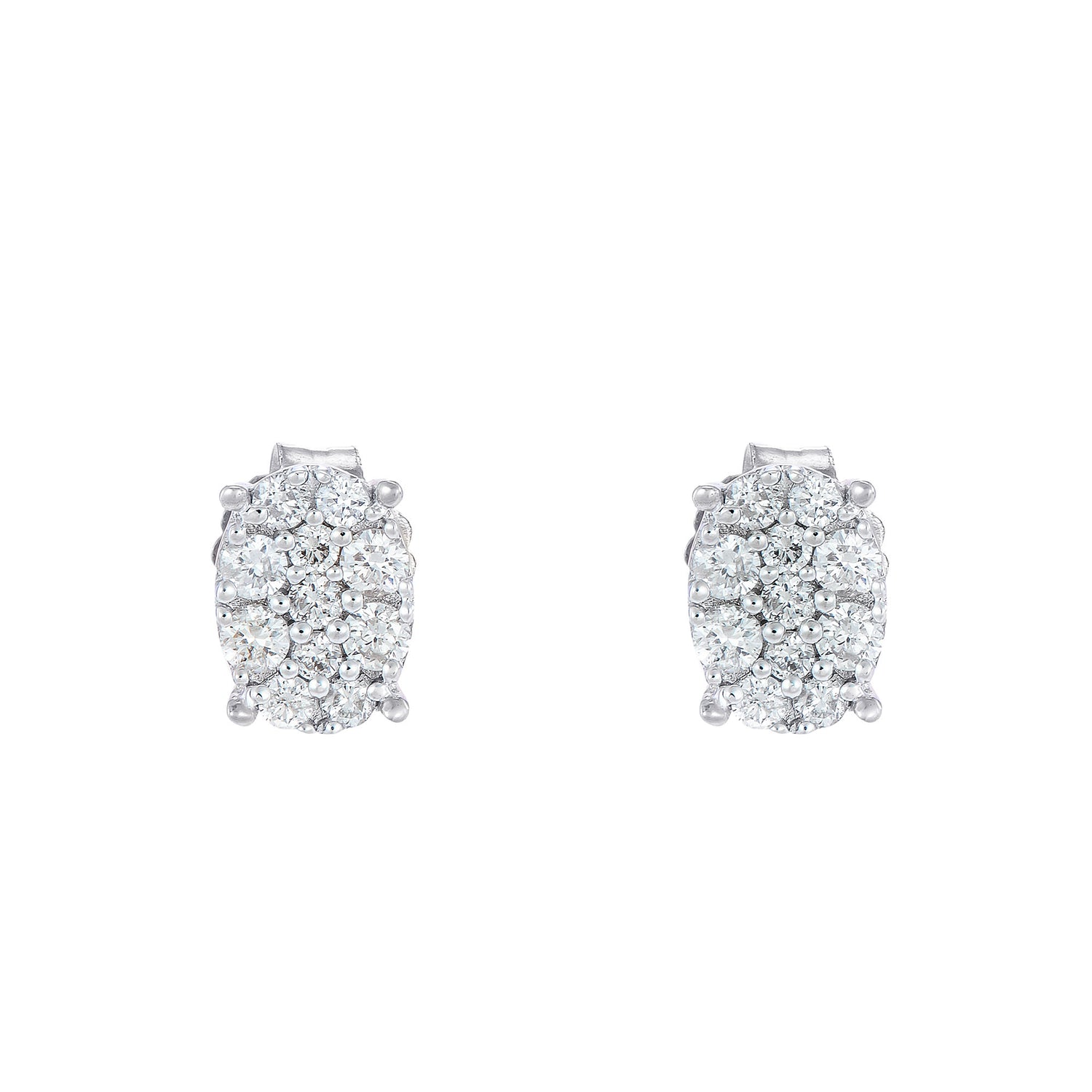 Diamond Earrings in 375/9K  White Gold 457020622(WG)