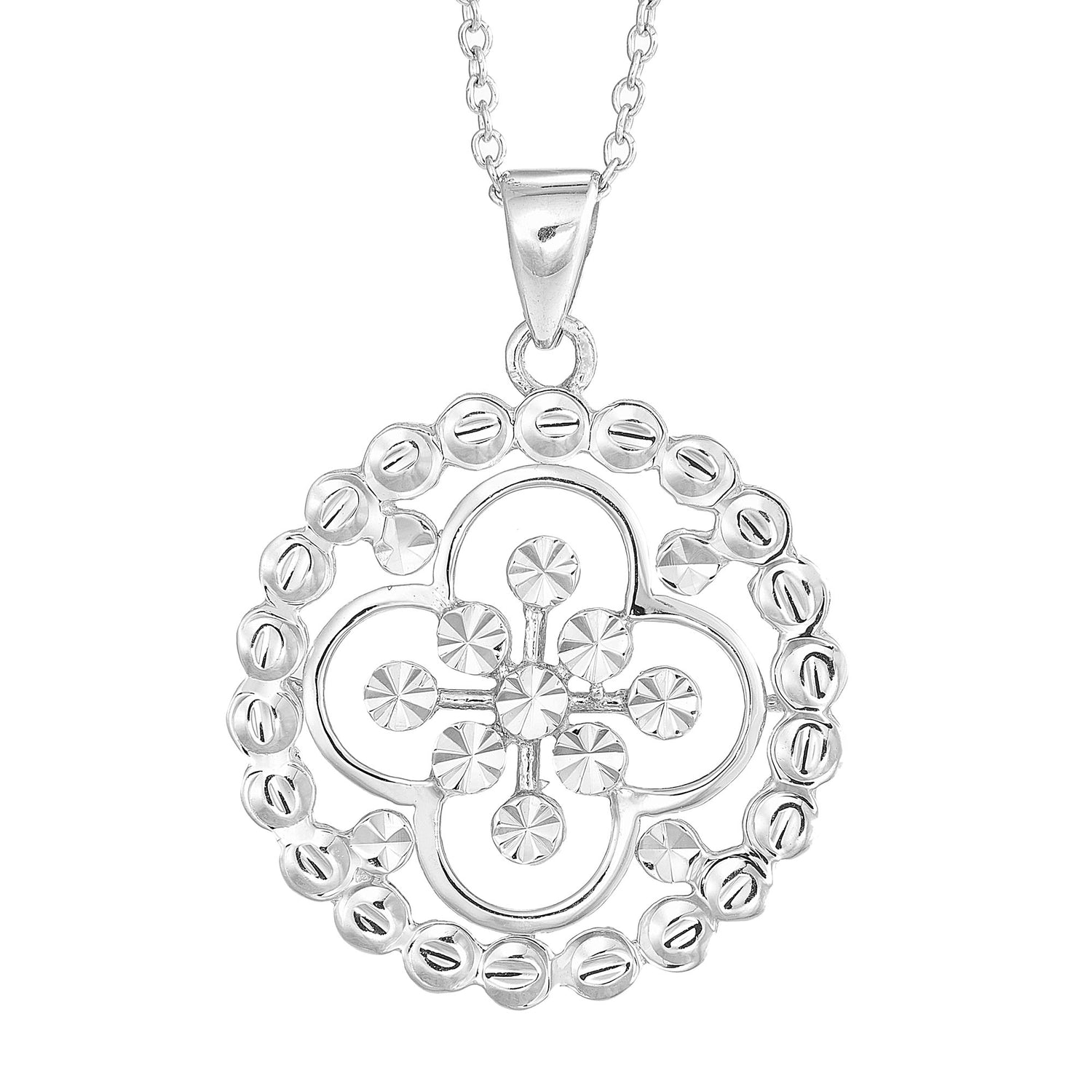 750/18K White Gold Pendant GMT1107