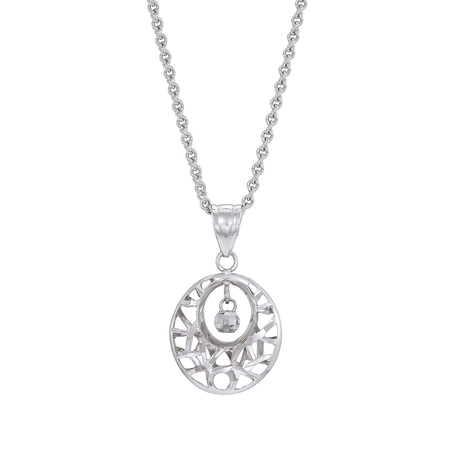 750/18K White Gold Pendant GMT1688