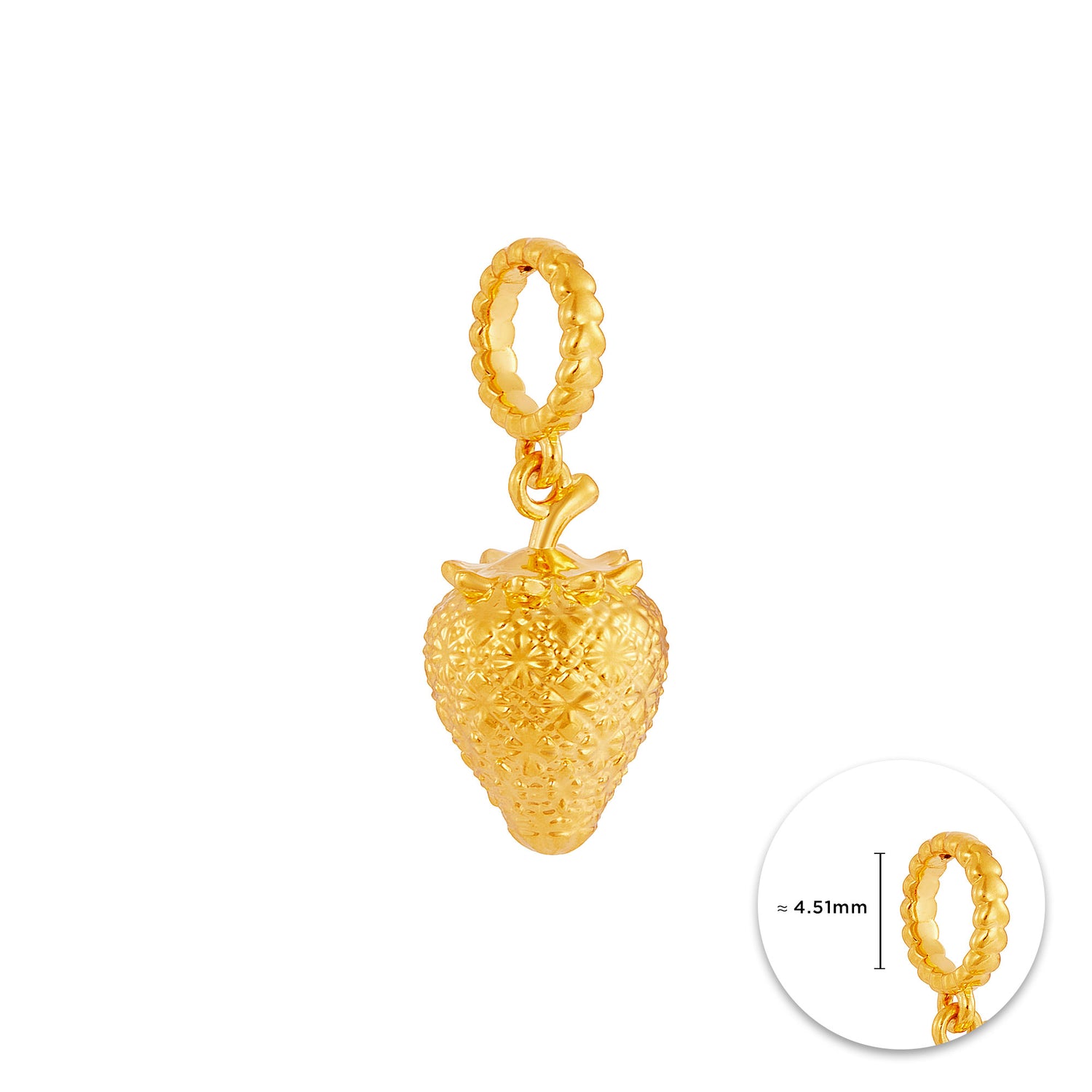 916/22K Yellow Gold Charm WWCM970325