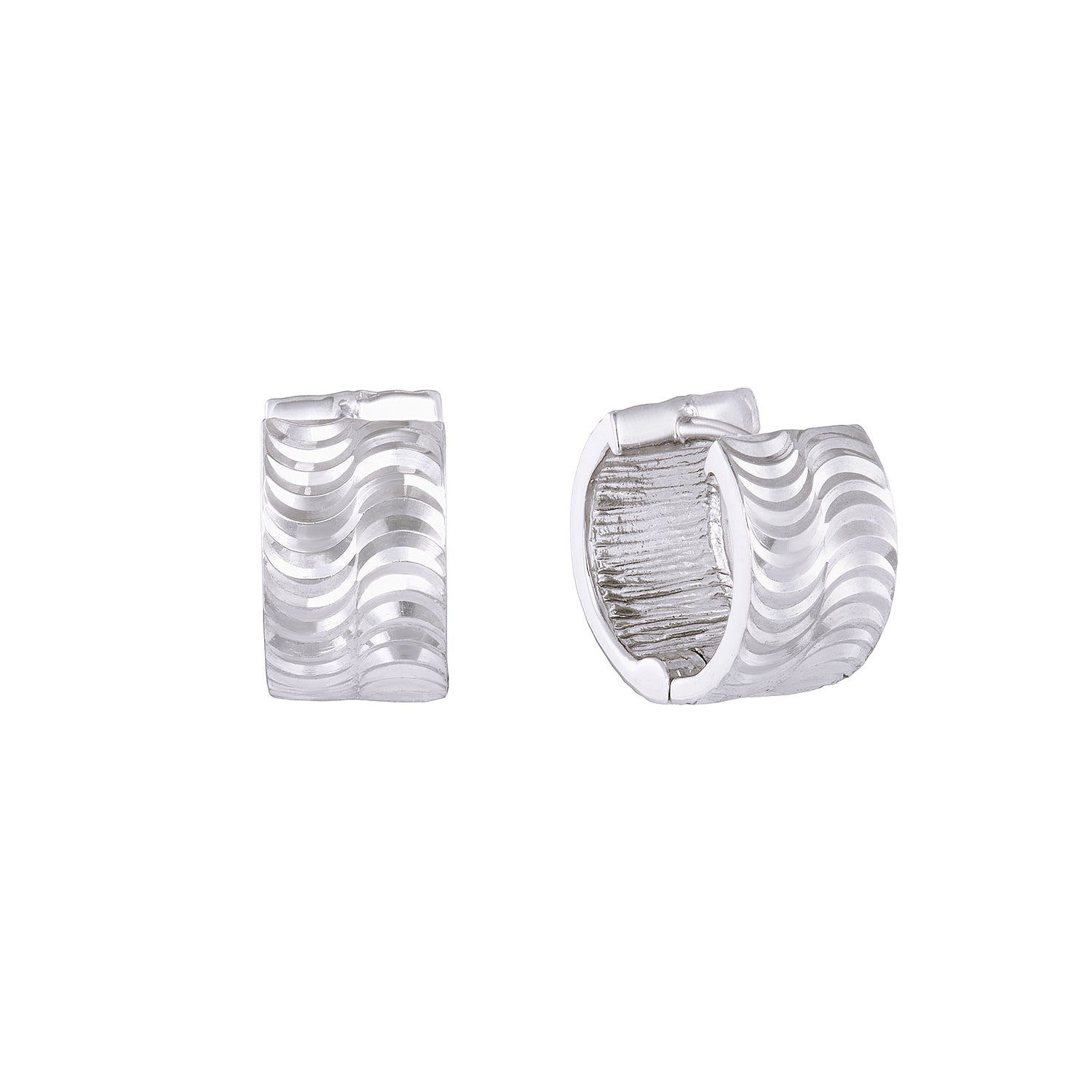 750/18K White Gold Earring GEC016