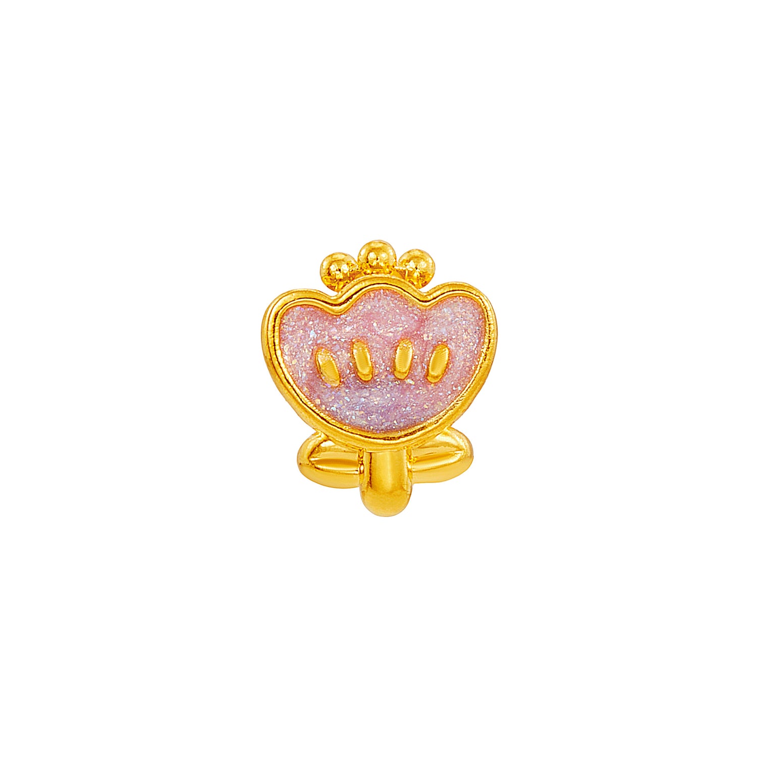 916/22K Yellow Gold Charm WWZZT3D0625(6)