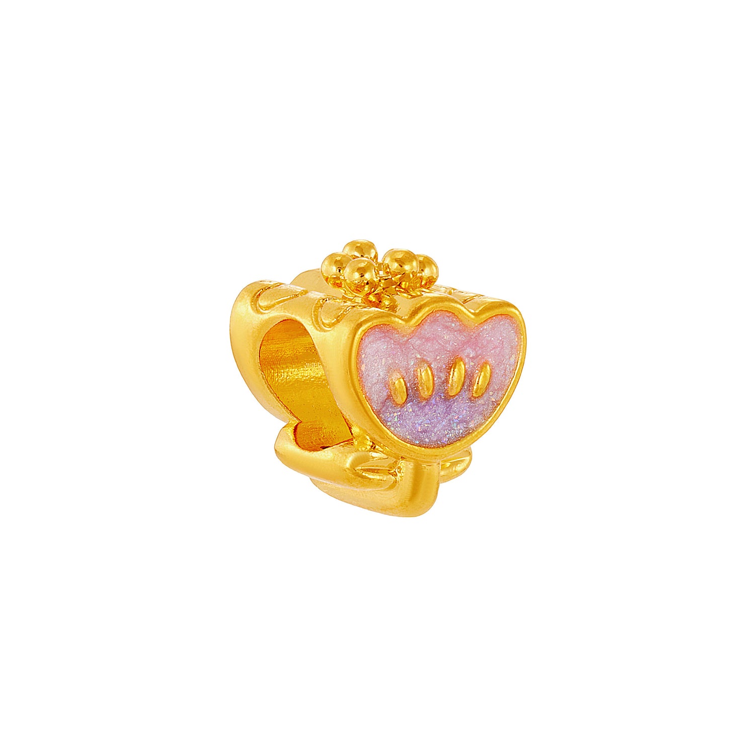 916/22K Yellow Gold Charm WWZZT3D0625(6)