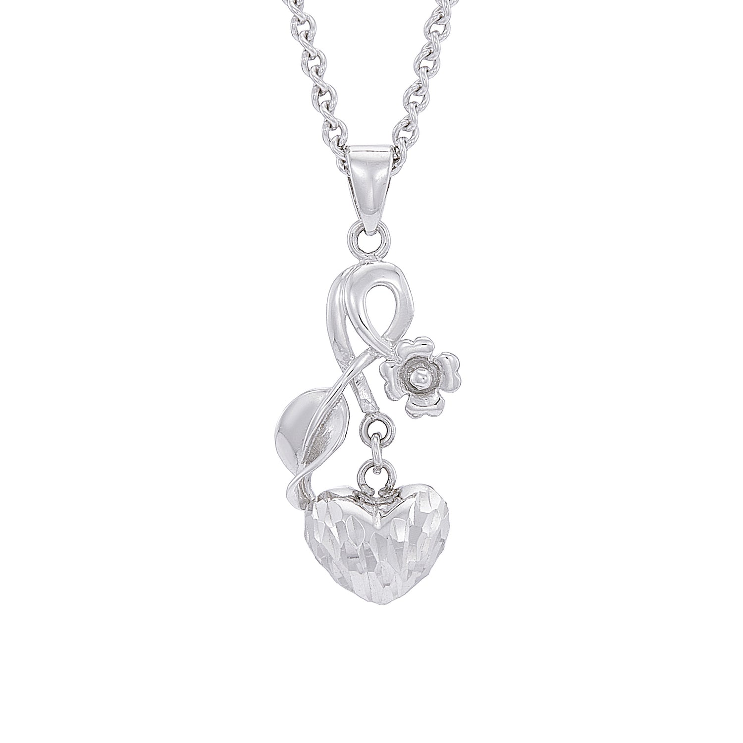 750/18K White Gold Pendant A2865P