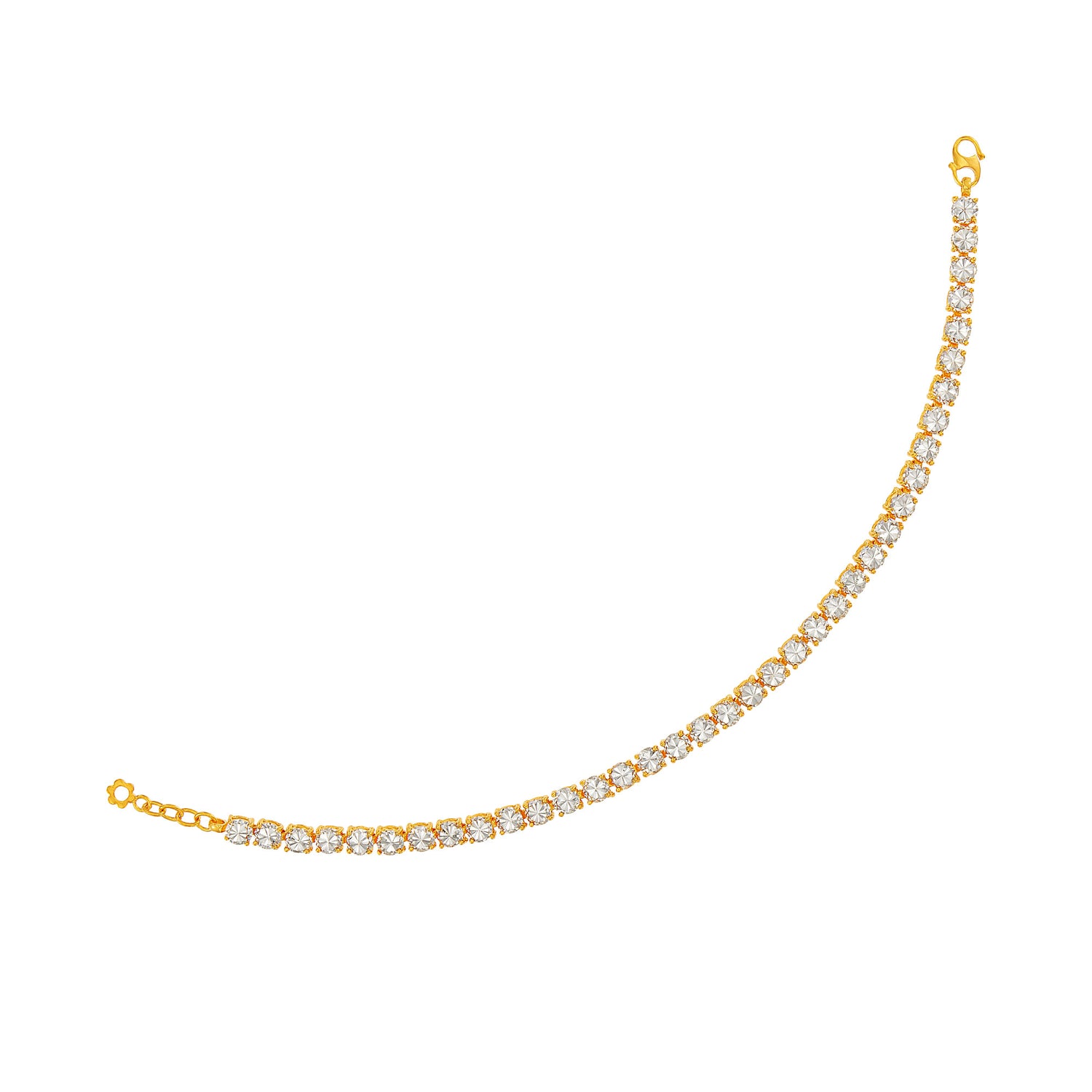 916/22K Yellow and White Gold Bracelet 6GW00031025BI
