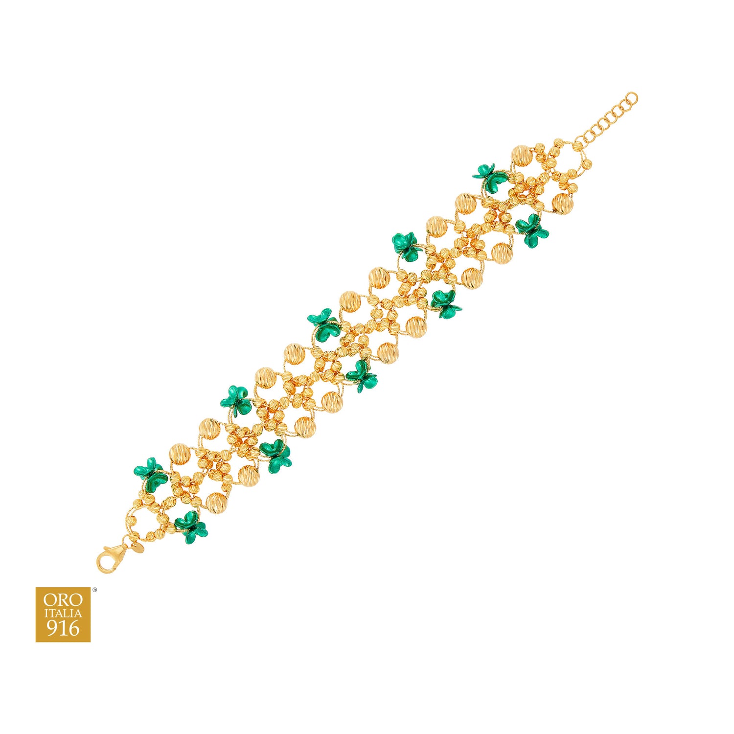 CLARA | Oro Italia 916 Yellow Gold Bracelet GW49560124(YG)-BI (22K Gold)