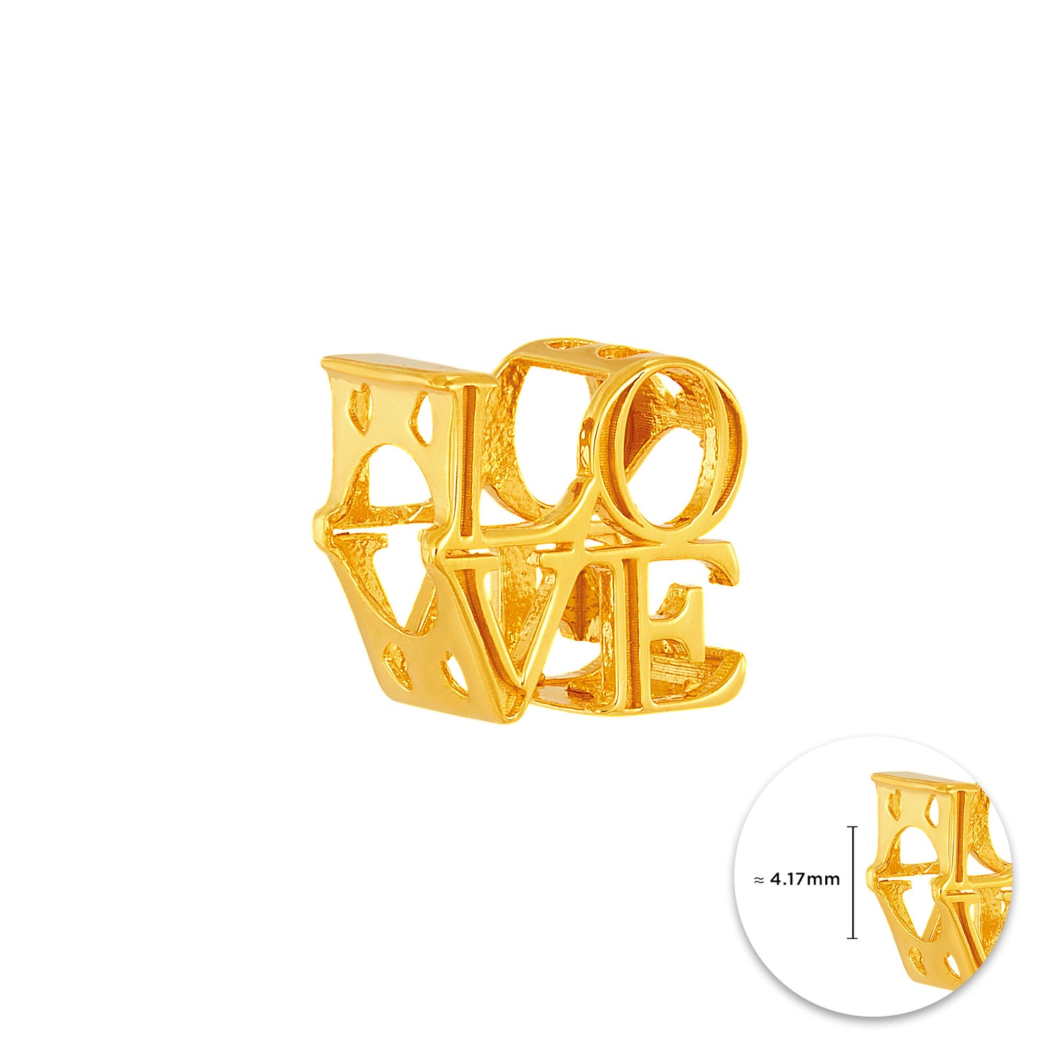 916/22K Yellow Gold Charm P3240125