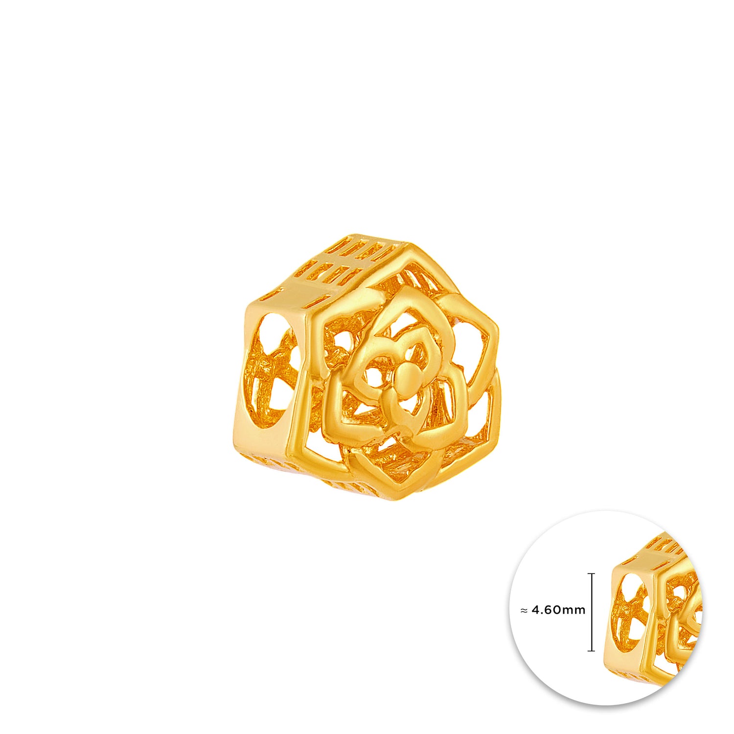 916/22K Yellow Gold Charm P16071224