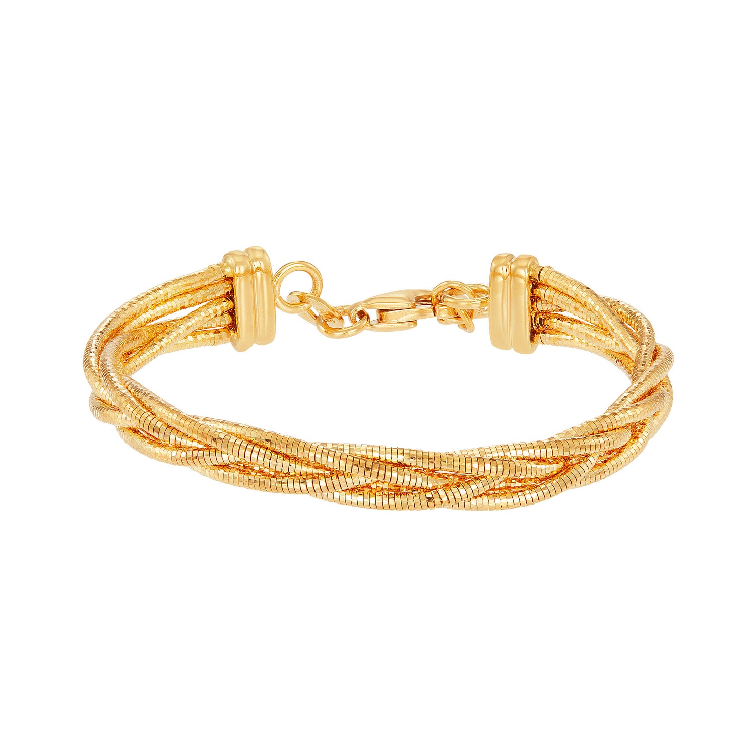 BASSANO | Oro Italia 916 Yellow Gold Bangle (for baby) GB92060324(BBY) (22K Gold)
