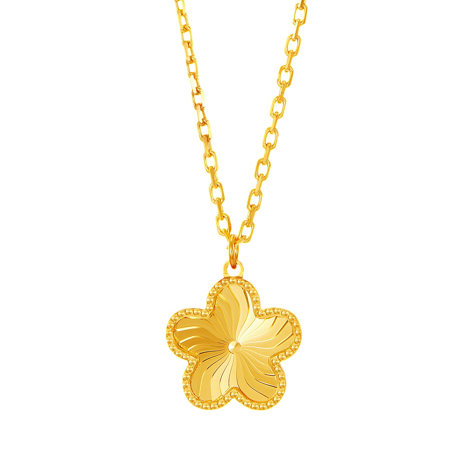 916/22K Yellow Gold Necklace KT42760325