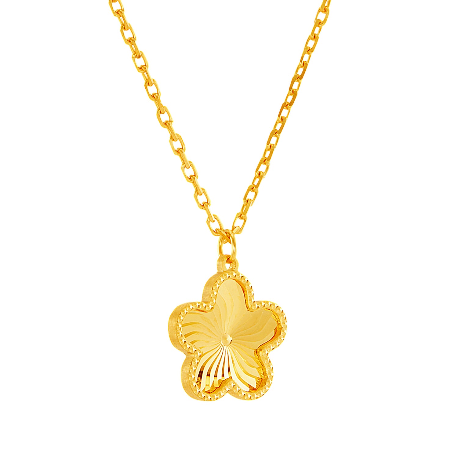 916/22K Yellow Gold Necklace KT42760325