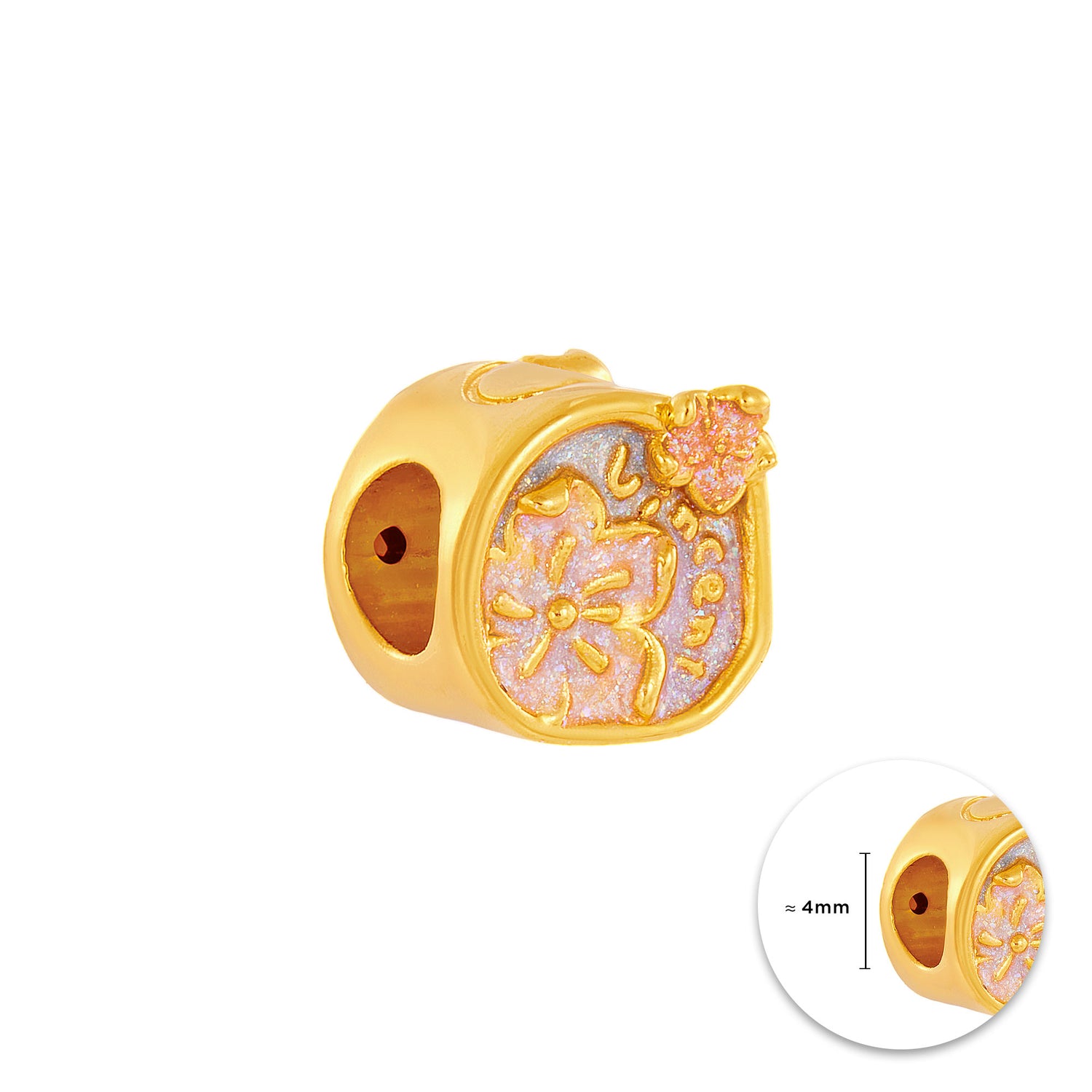 916/22K Yellow Gold Charm PD930325