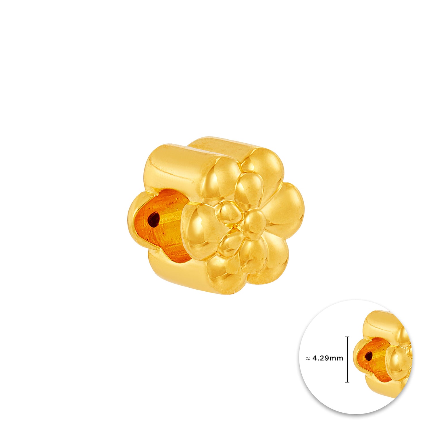 916/22K Yellow Gold Charm WWCM980325