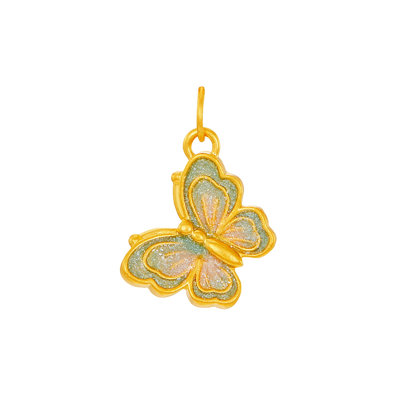 999/24K Yellow Gold Pendant (Butterfly) 9GP01420625