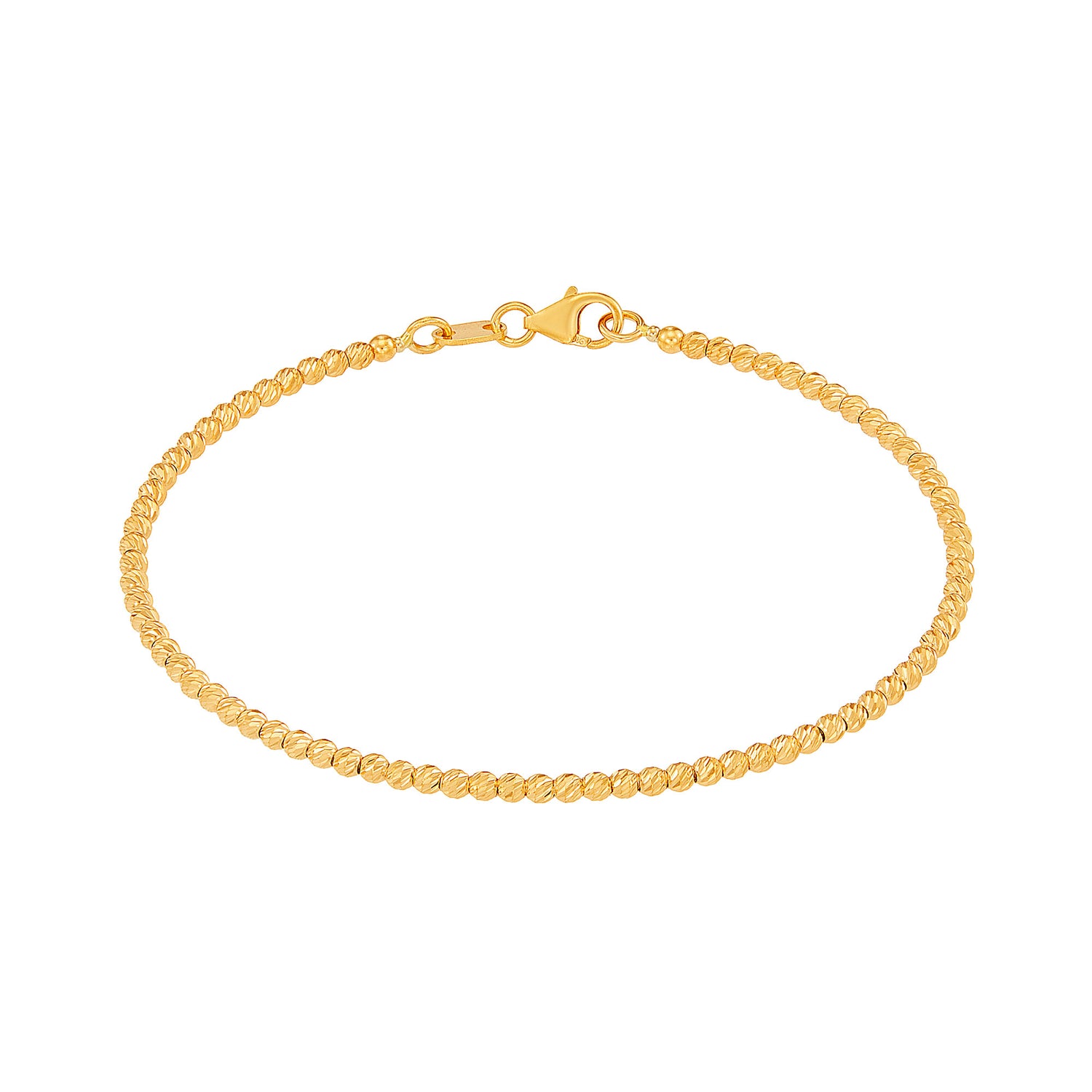 Oro Italia 916 Yellow, White and Rose Gold Bangle GB94020525 (22K Gold)
