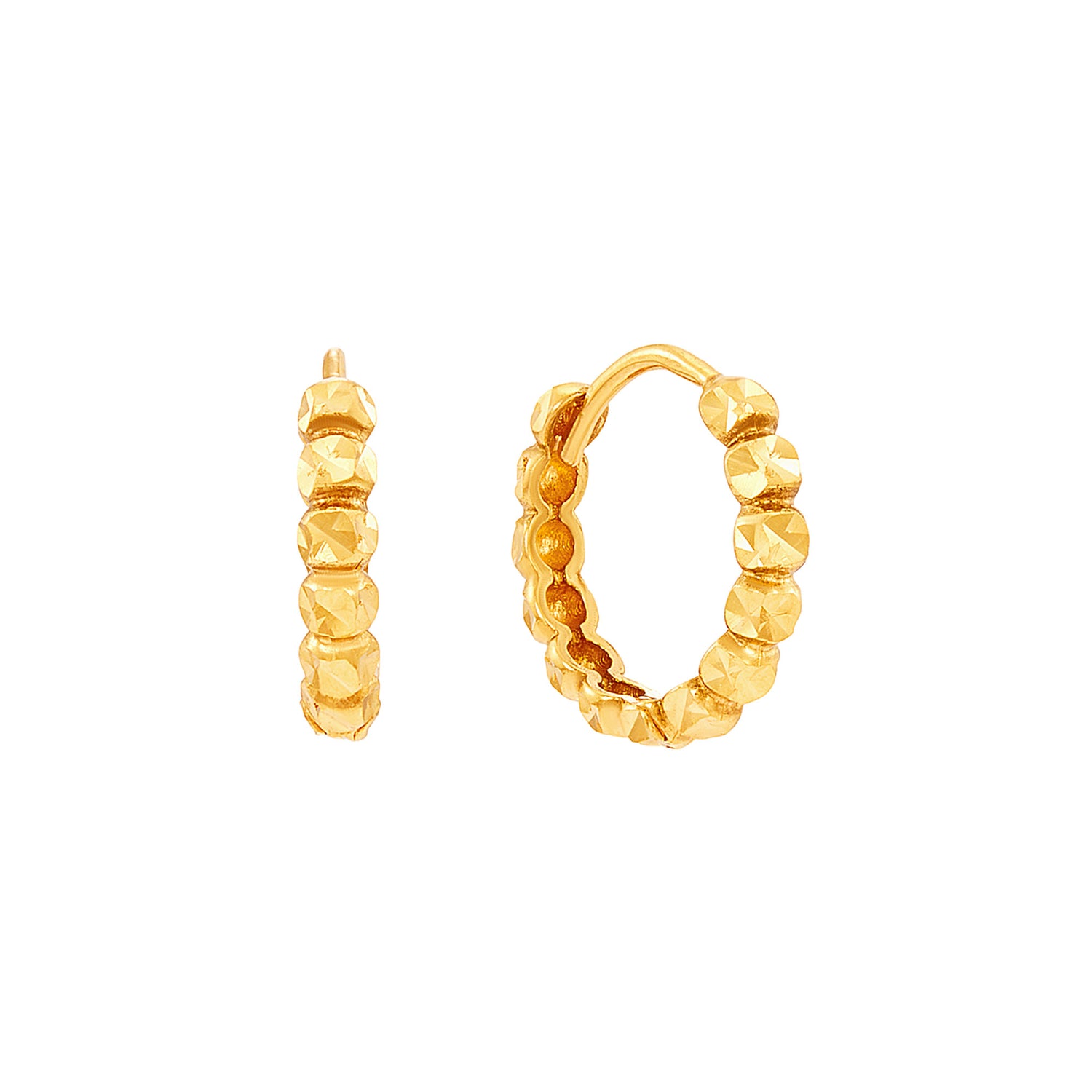 Oro Italia 916 Yellow Gold Earrings GE76301224 (22K Gold)