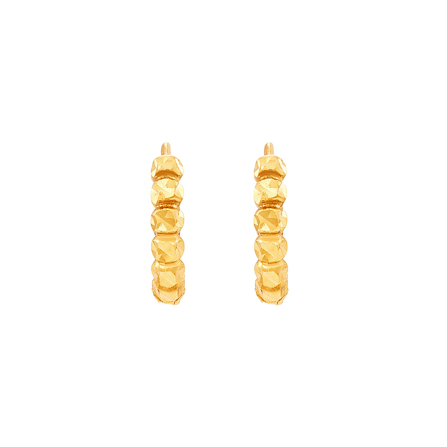 Oro Italia 916 Yellow Gold Earrings GE76301224 (22K Gold)