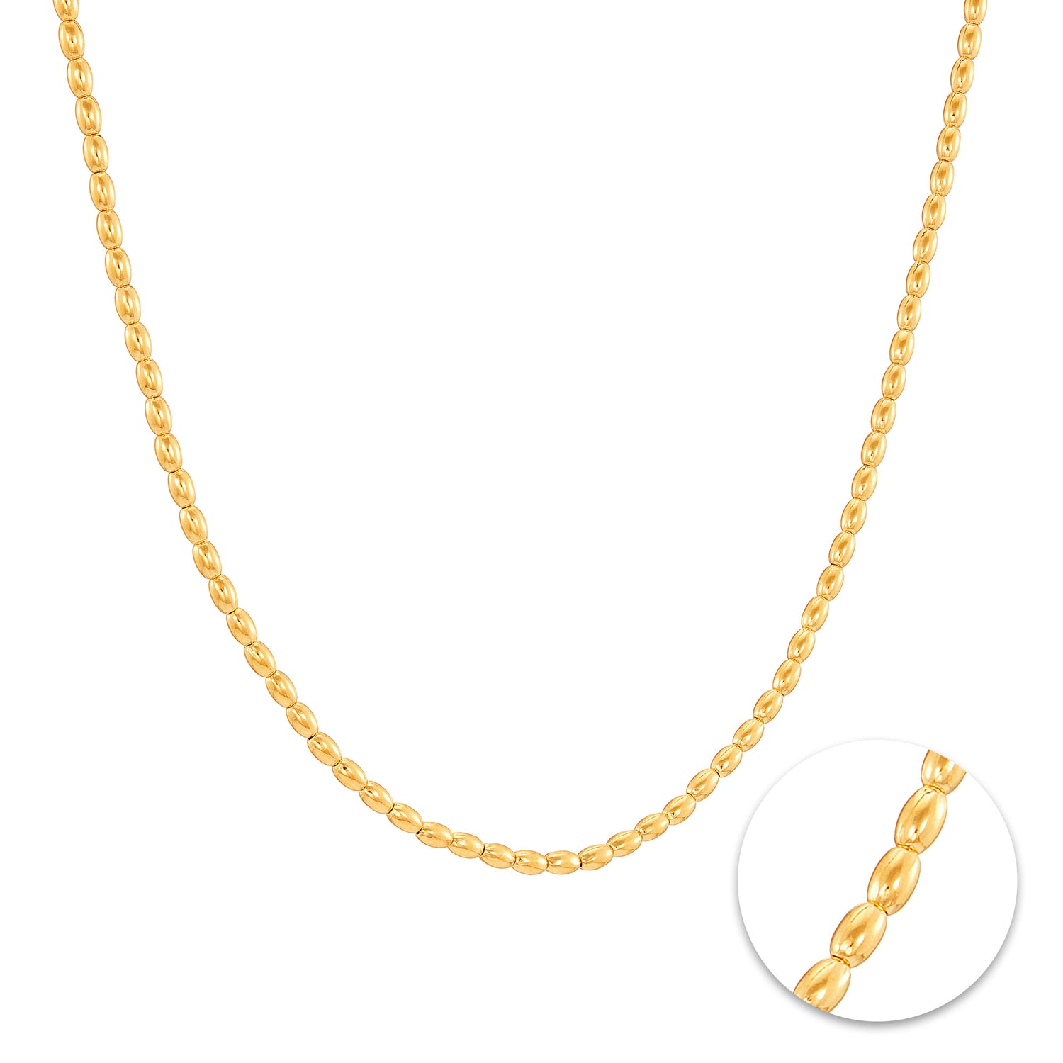 Oro Italia 916 Yellow Gold Necklace GC32670325 (22K Gold)