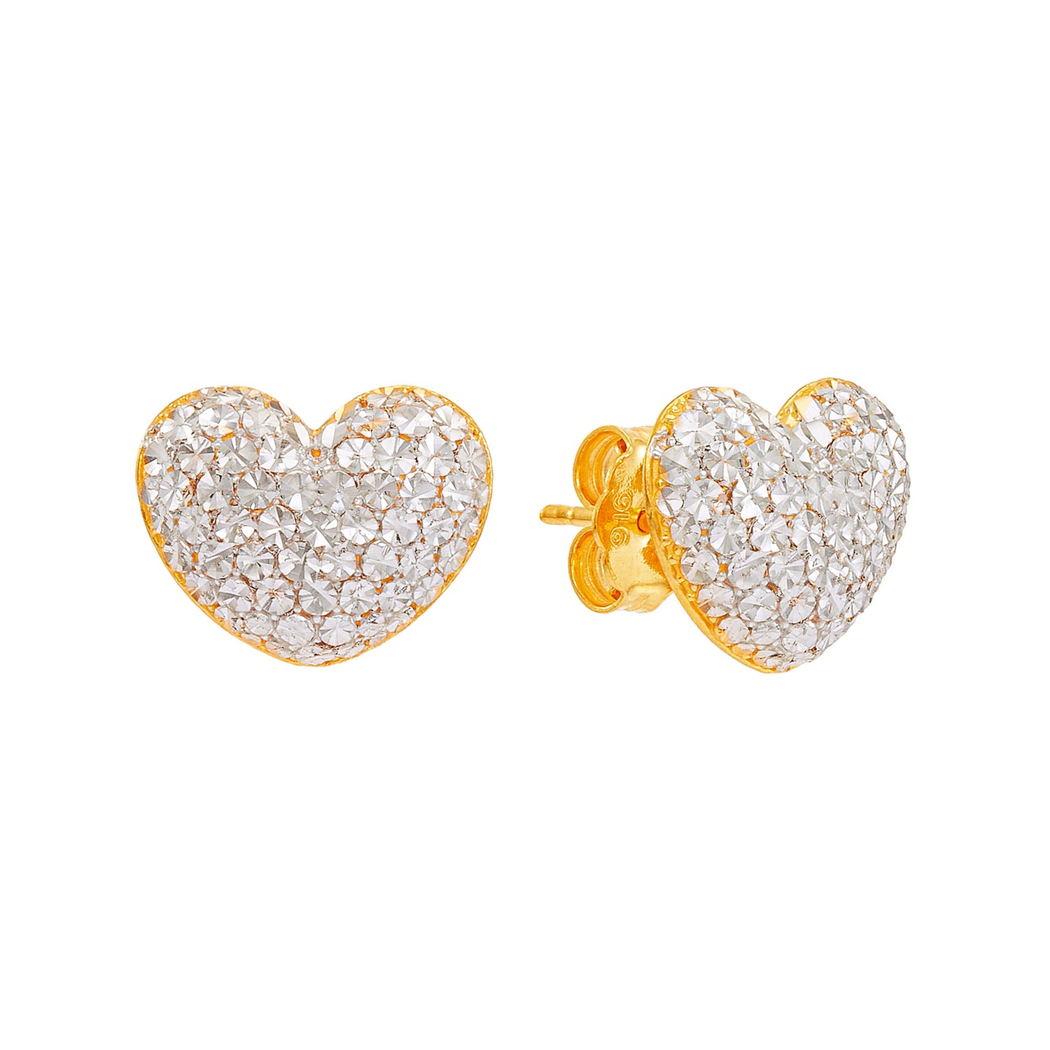916/22K Yellow Gold Earrings ER17551224