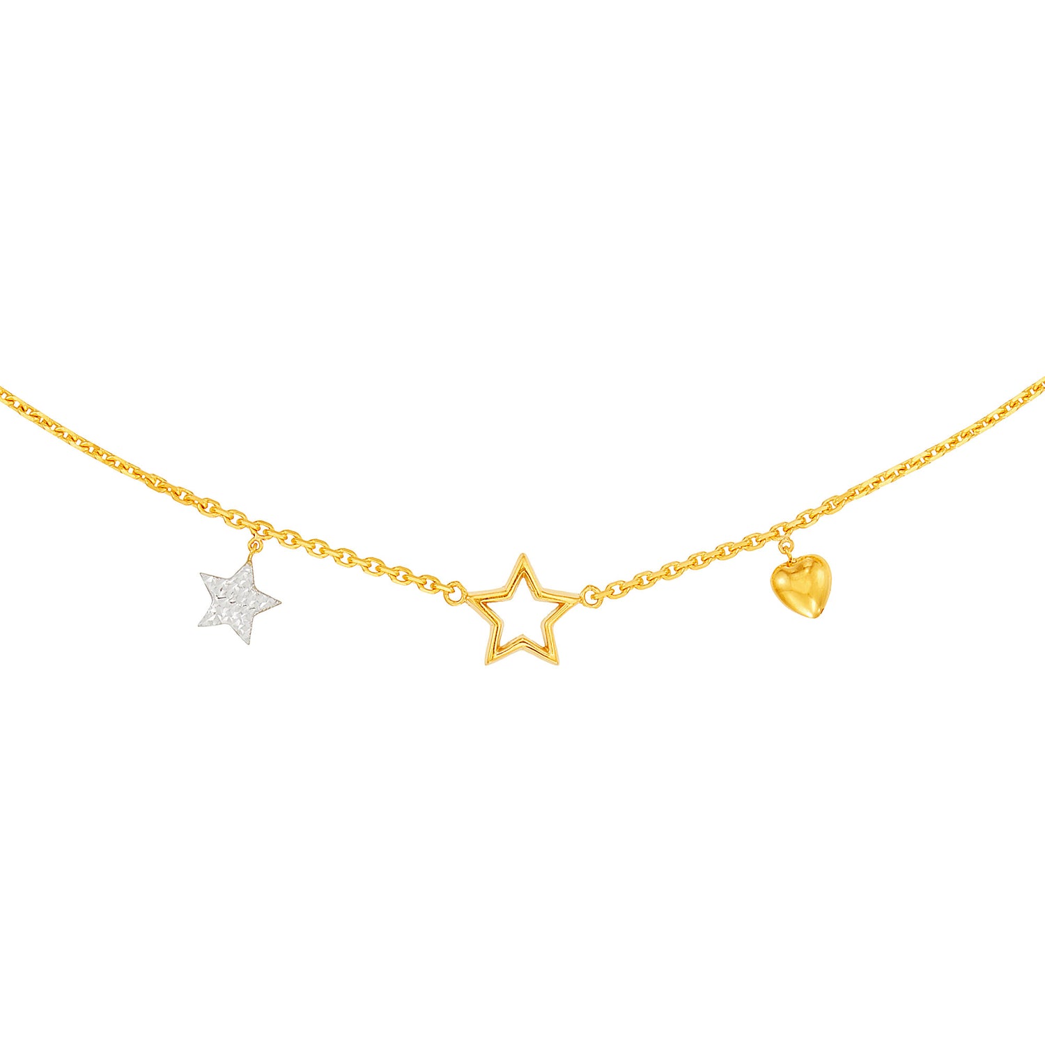 916/22K Yellow and White Gold Bracelet B72680325-BI