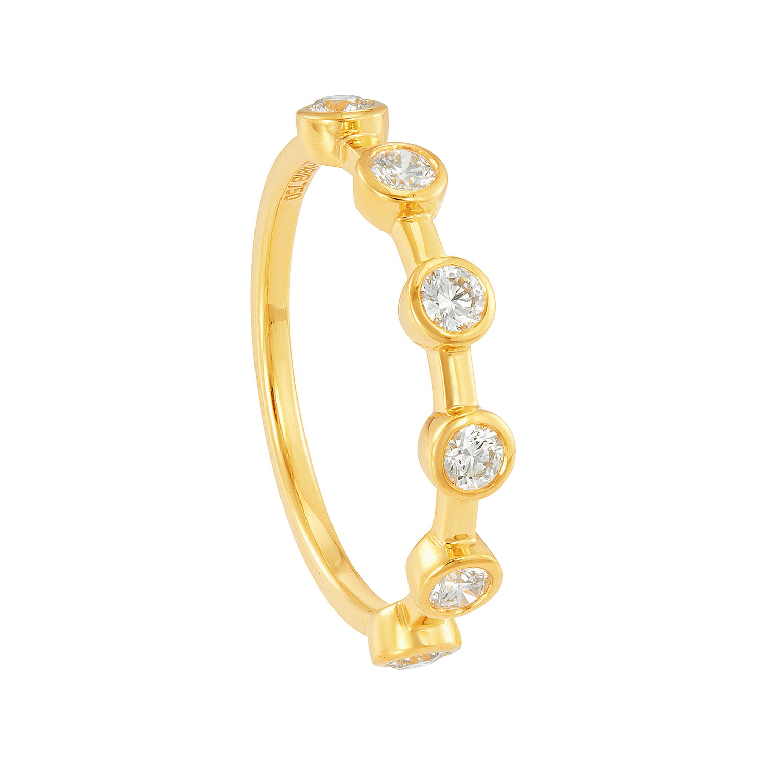 Diamond Ring in 750/18K Yellow Gold 272250225