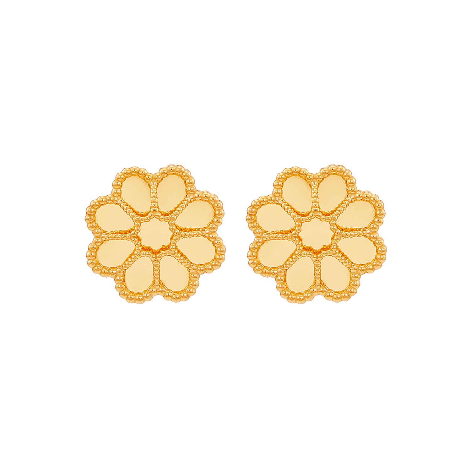 Oro Italia 916 Yellow Gold Earrings GE76690325 (22K Gold)