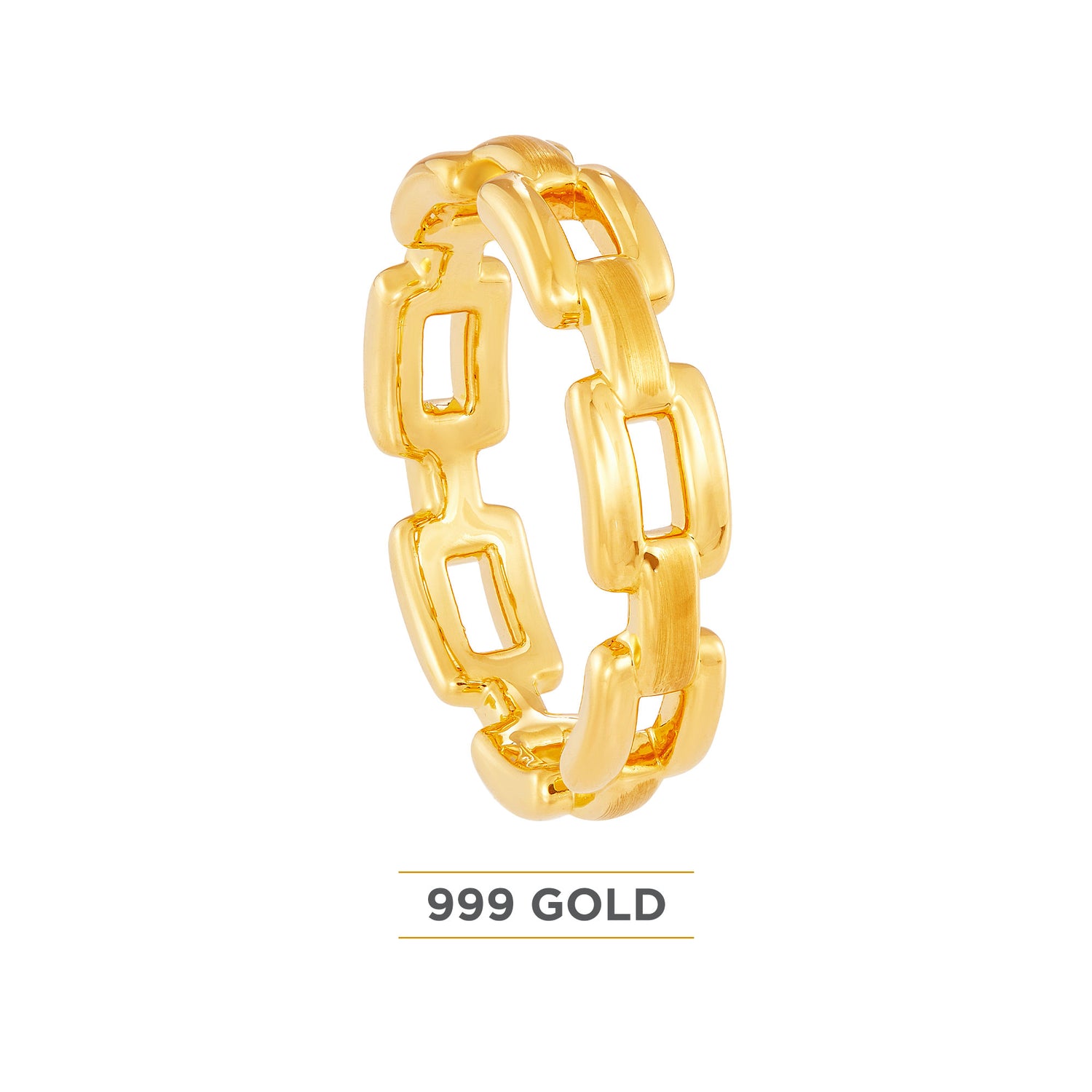 999/24K Yellow Gold Ring R9AAC0822(4MM)