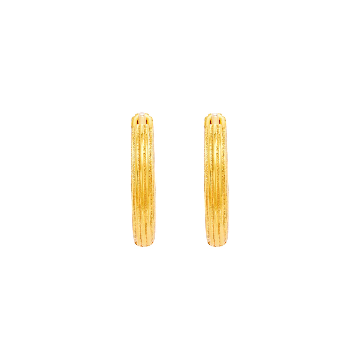 Oro Italia 916 Yellow Gold Earrings GE76111024 (22K Gold)