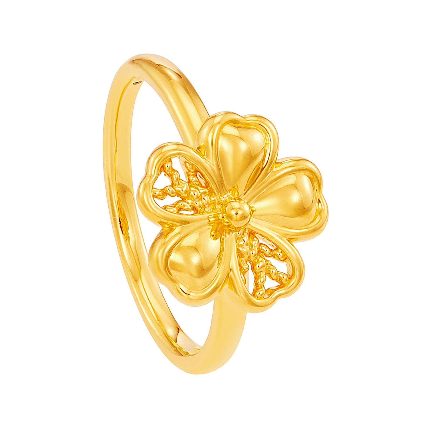 999/24K Yellow Gold Ring 9GR01140625