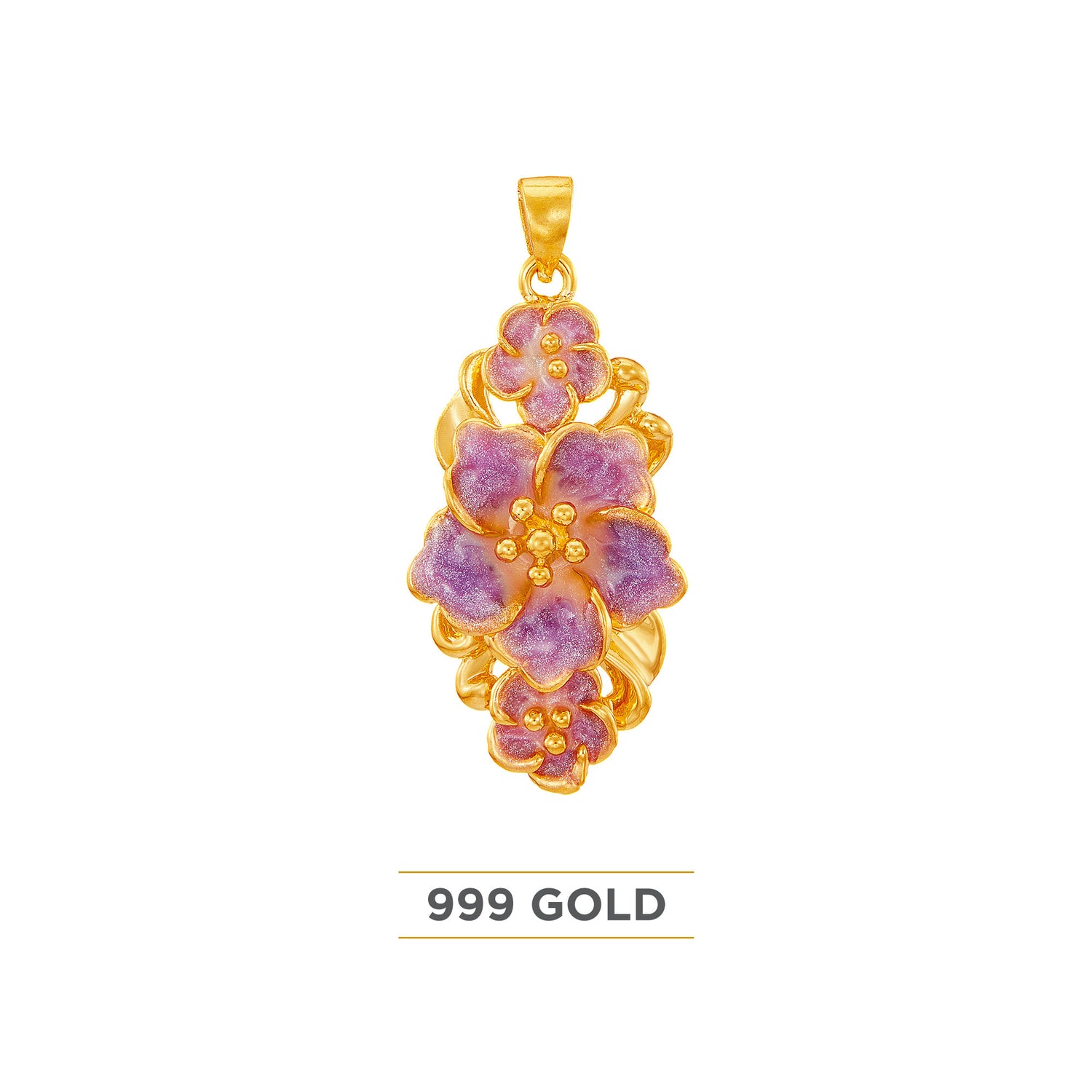 999/24K Yellow Gold Pendant 9GP00810125