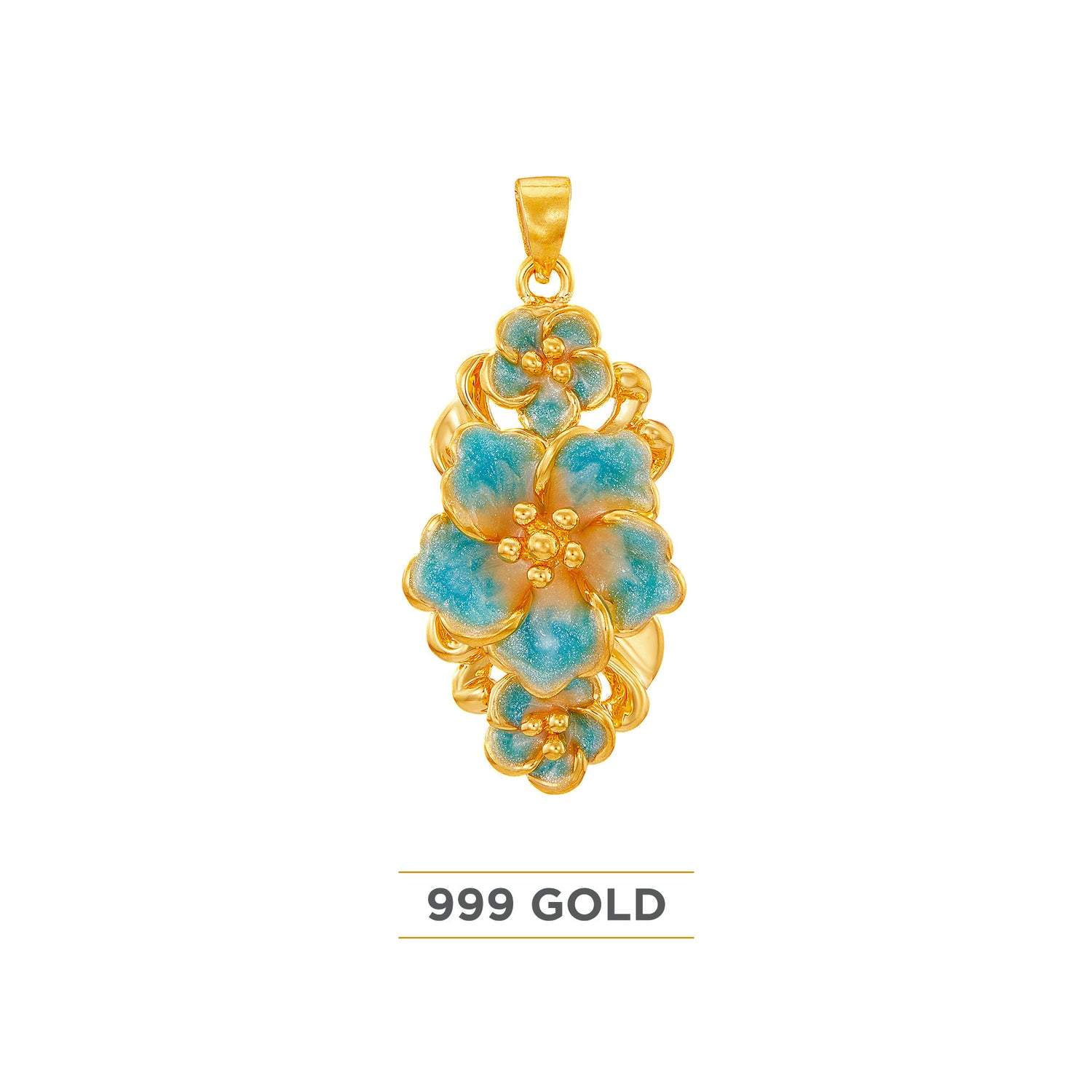 999/24K Yellow Gold Pendant 9GP00800125