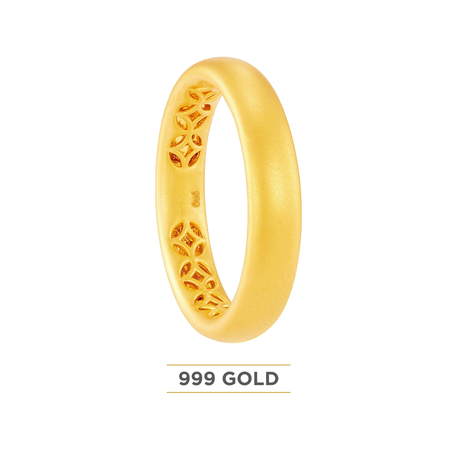 999/24K Yellow Gold Ring 9GR01110625