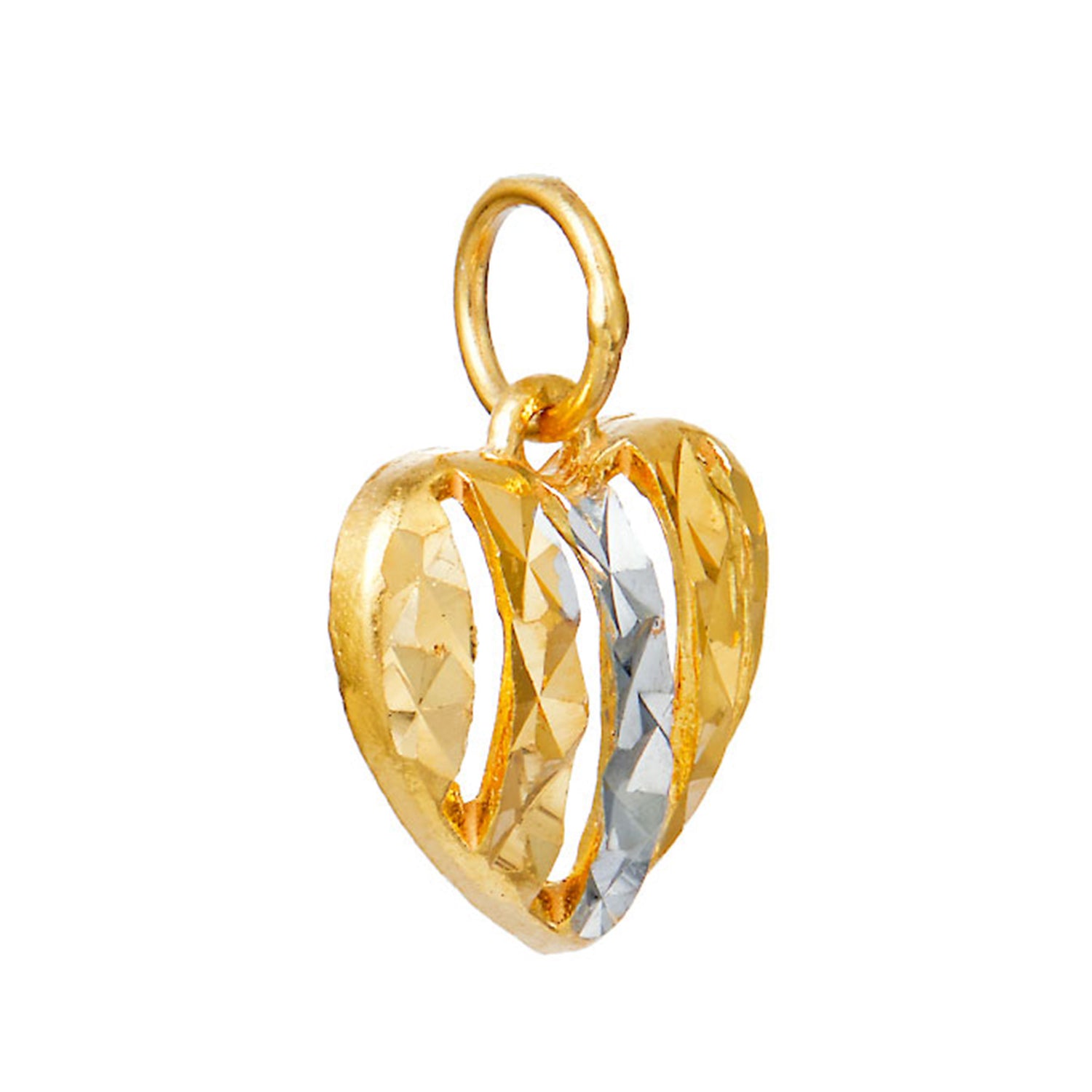 916/22K Yellow and White Gold Pendant P0ABE1020