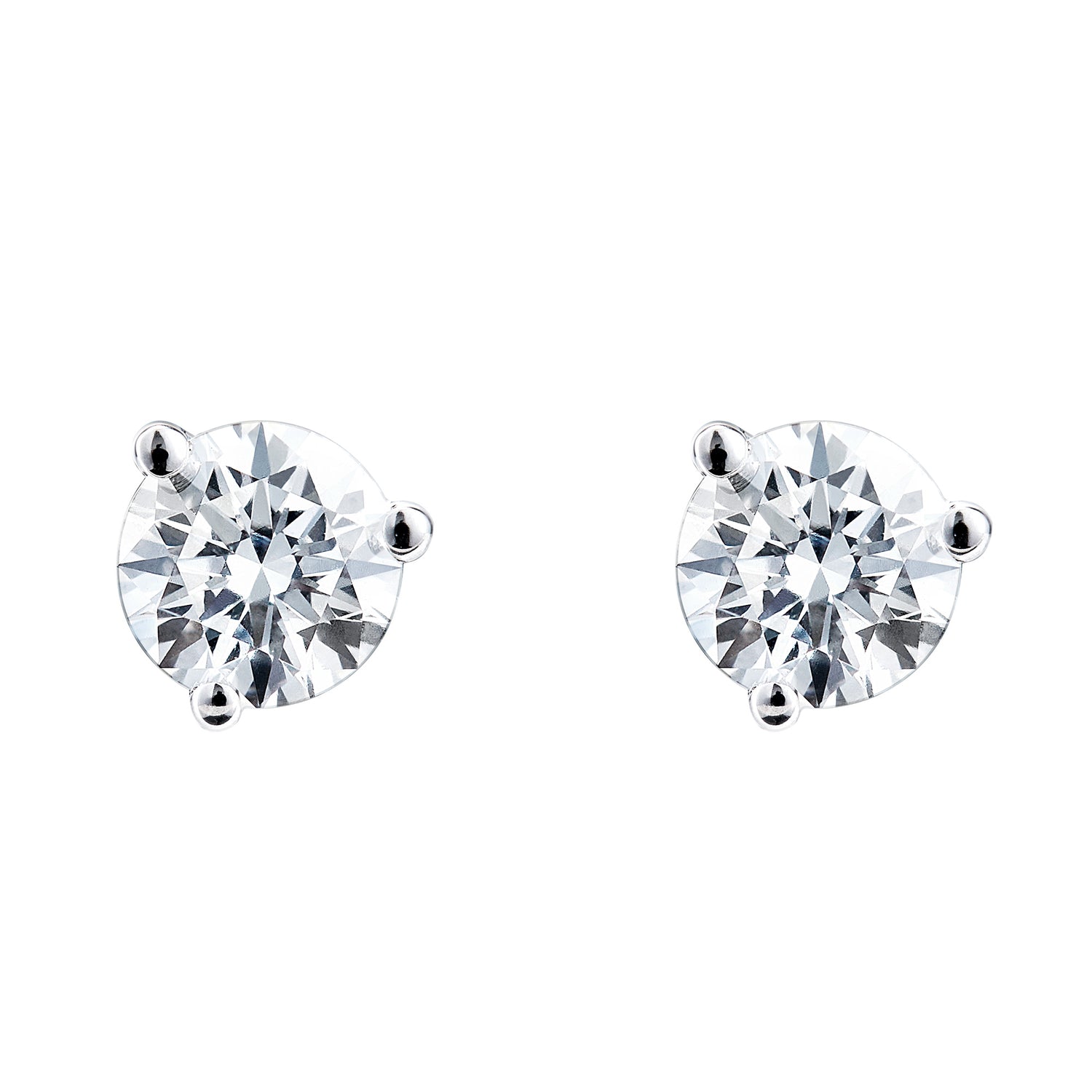 Diamond Earring in 750/18K White Gold 456431120-0.10