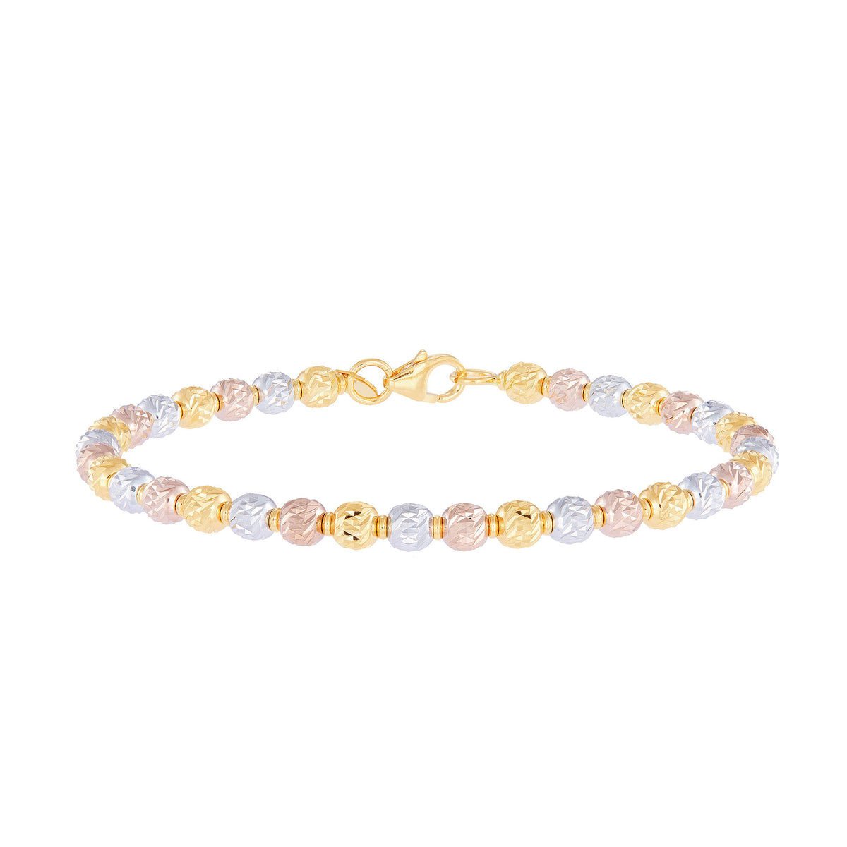 Oro Italia 916 Yellow, White and Rose Gold Bangle GB88311221-TI (22K Gold)