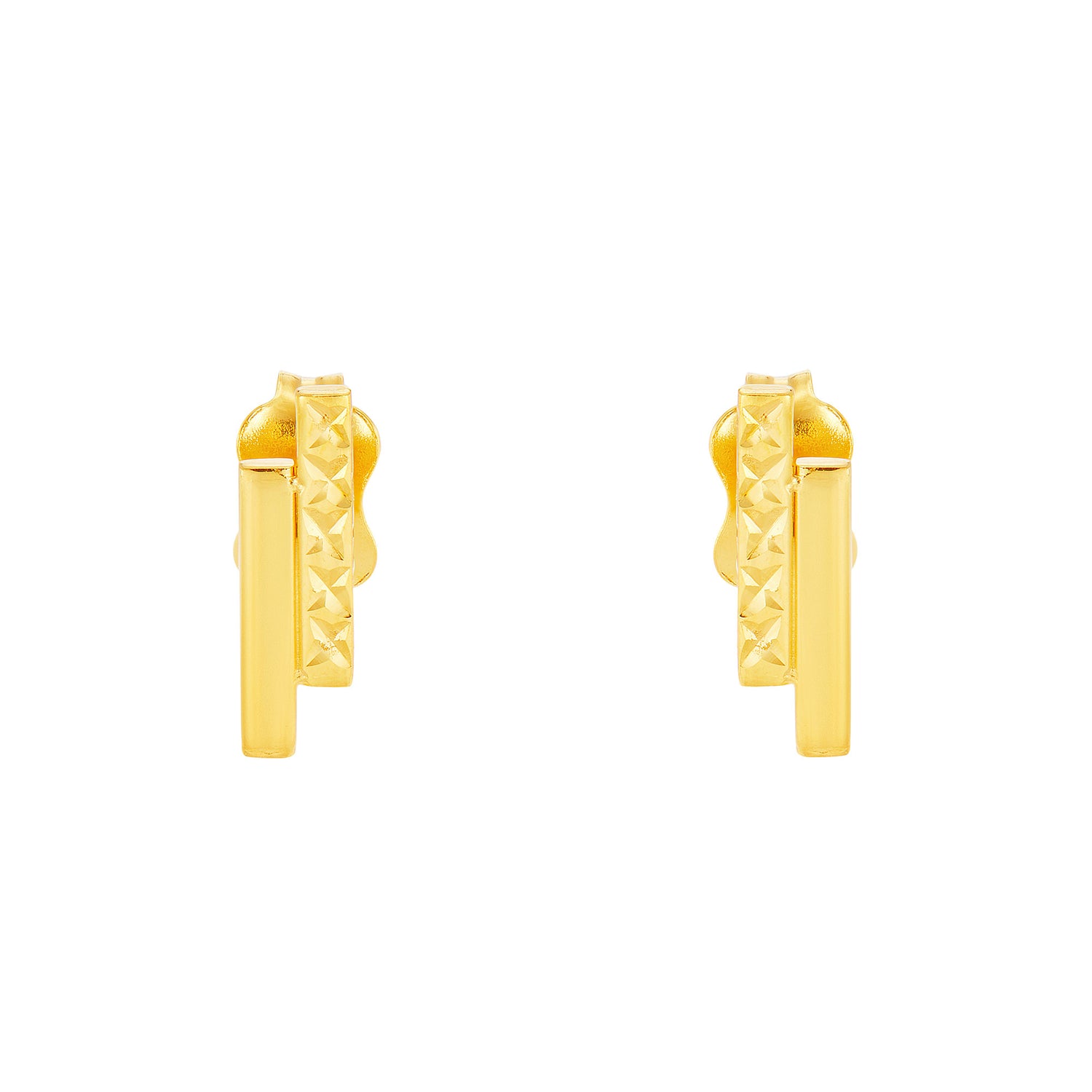 Oro Italia 916 Yellow Gold Earrings GE73611022 (22K Gold)