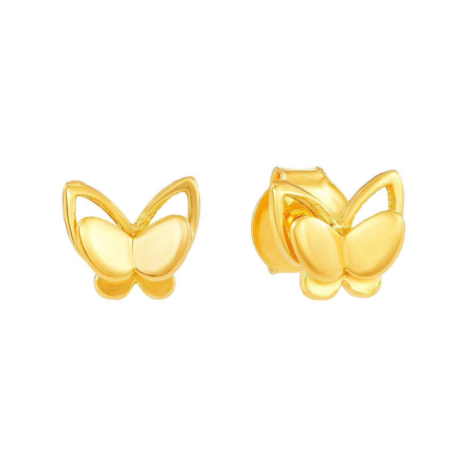 916/22K Yellow Gold Earrings (Butterfly) E23-11410623
