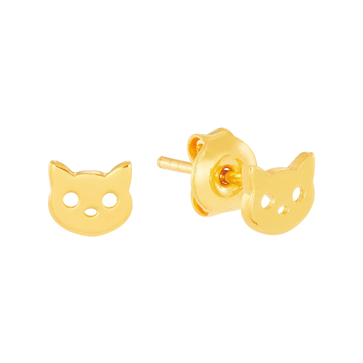 916/22K Yellow Gold Earrings (Cat) CHE020623