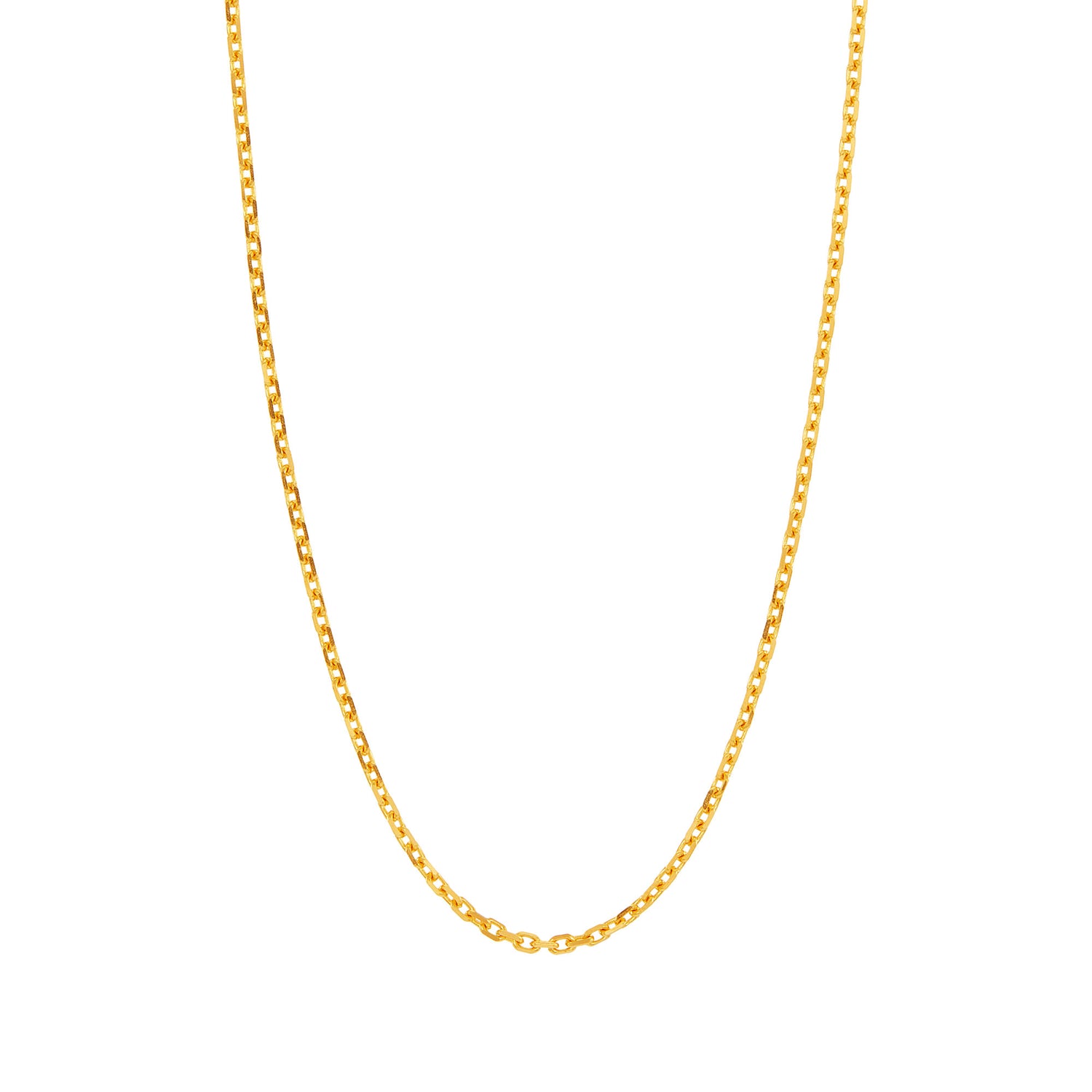 916/22K Yellow Gold Necklace GC870