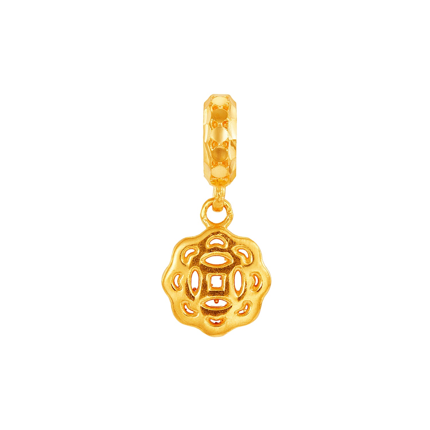 916/22K Yellow Gold Charm (Kuih Loyang) C5280823