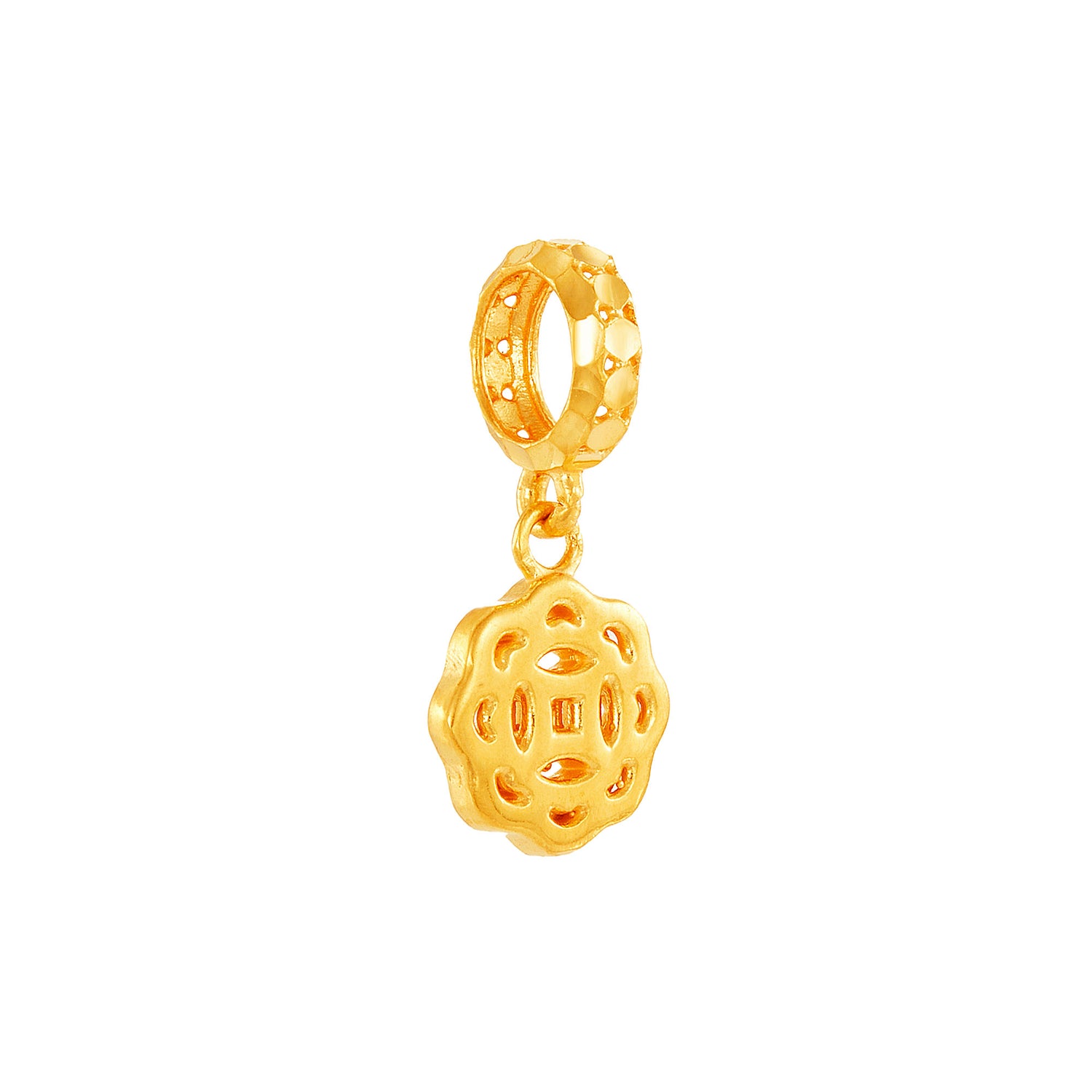916/22K Yellow Gold Charm (Kuih Loyang) C5280823