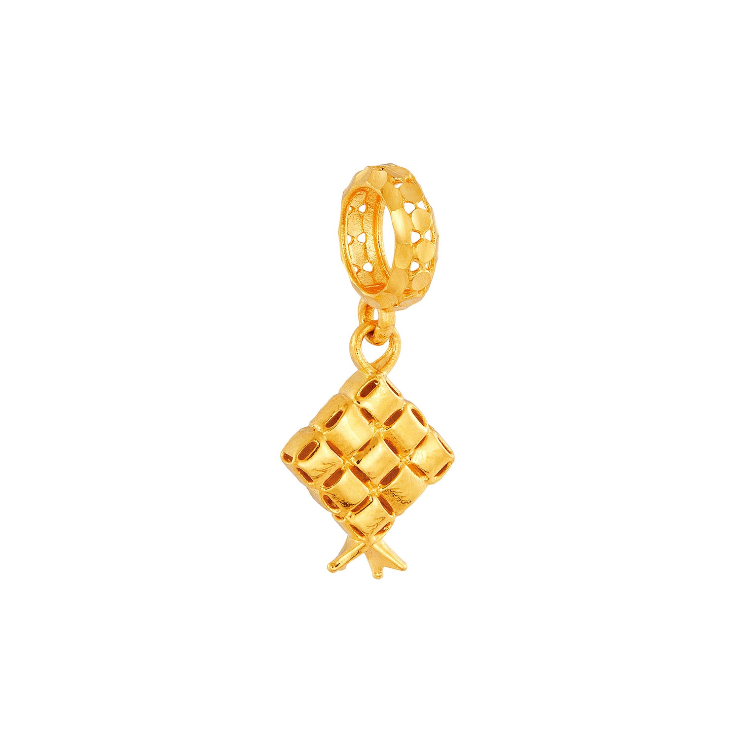 916/22K Yellow Gold Charm (Ketupat) C5330823