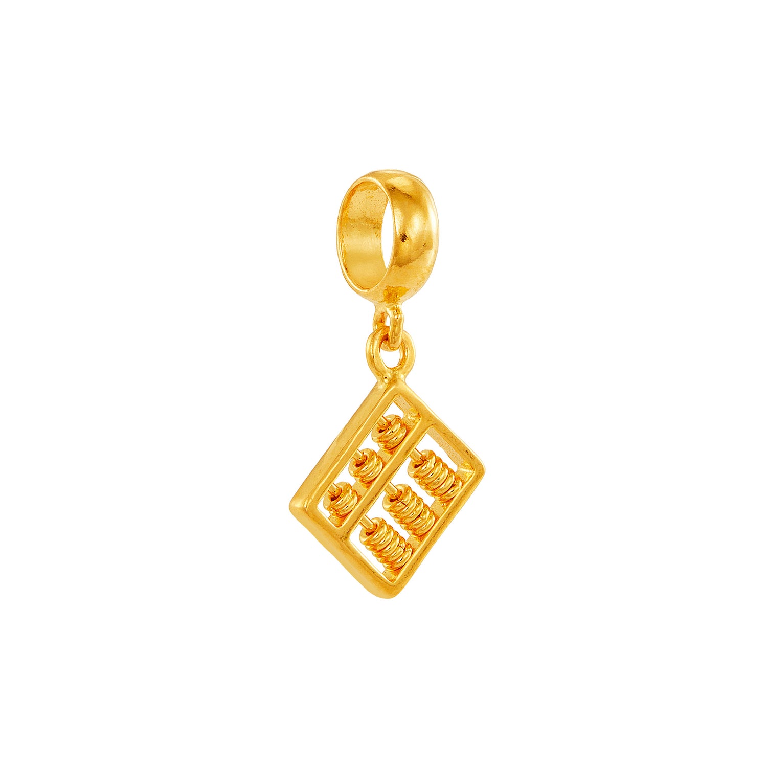 916/22K Yellow Gold Charm (Abacus) CPT0410823